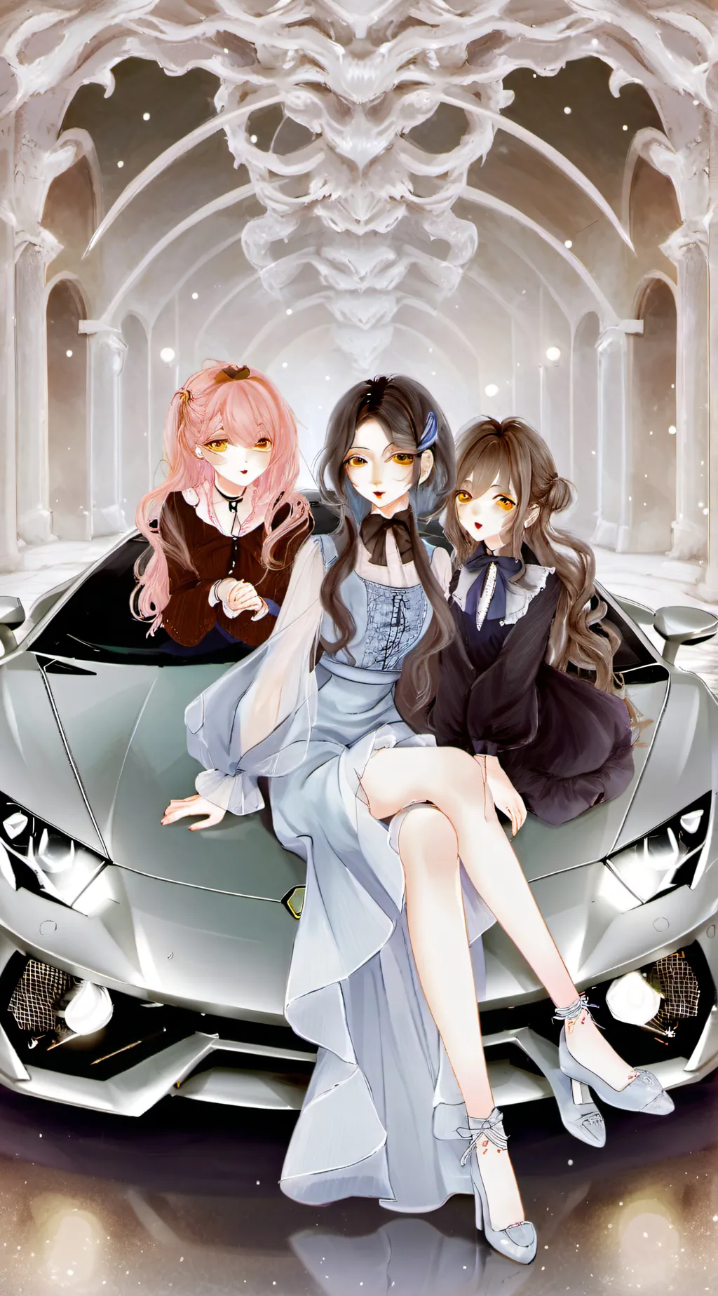 ai character: Jealous girls 😒 background