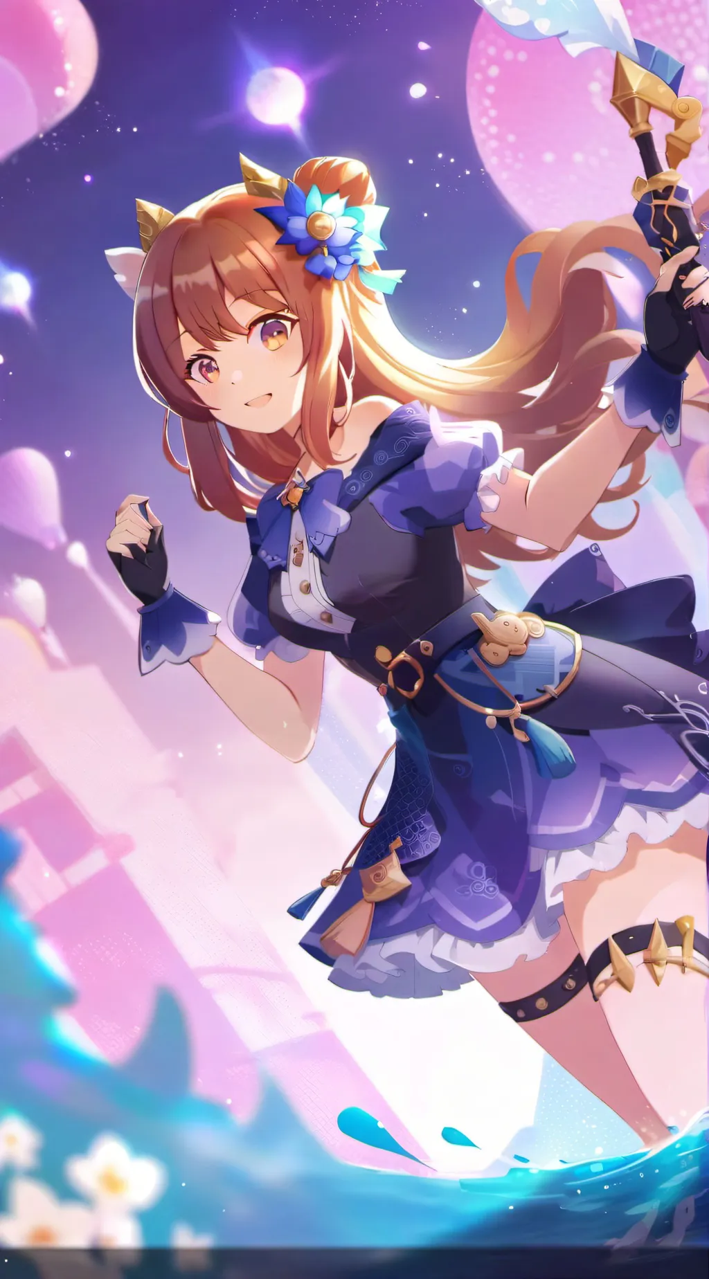 ai character: Lisa  background