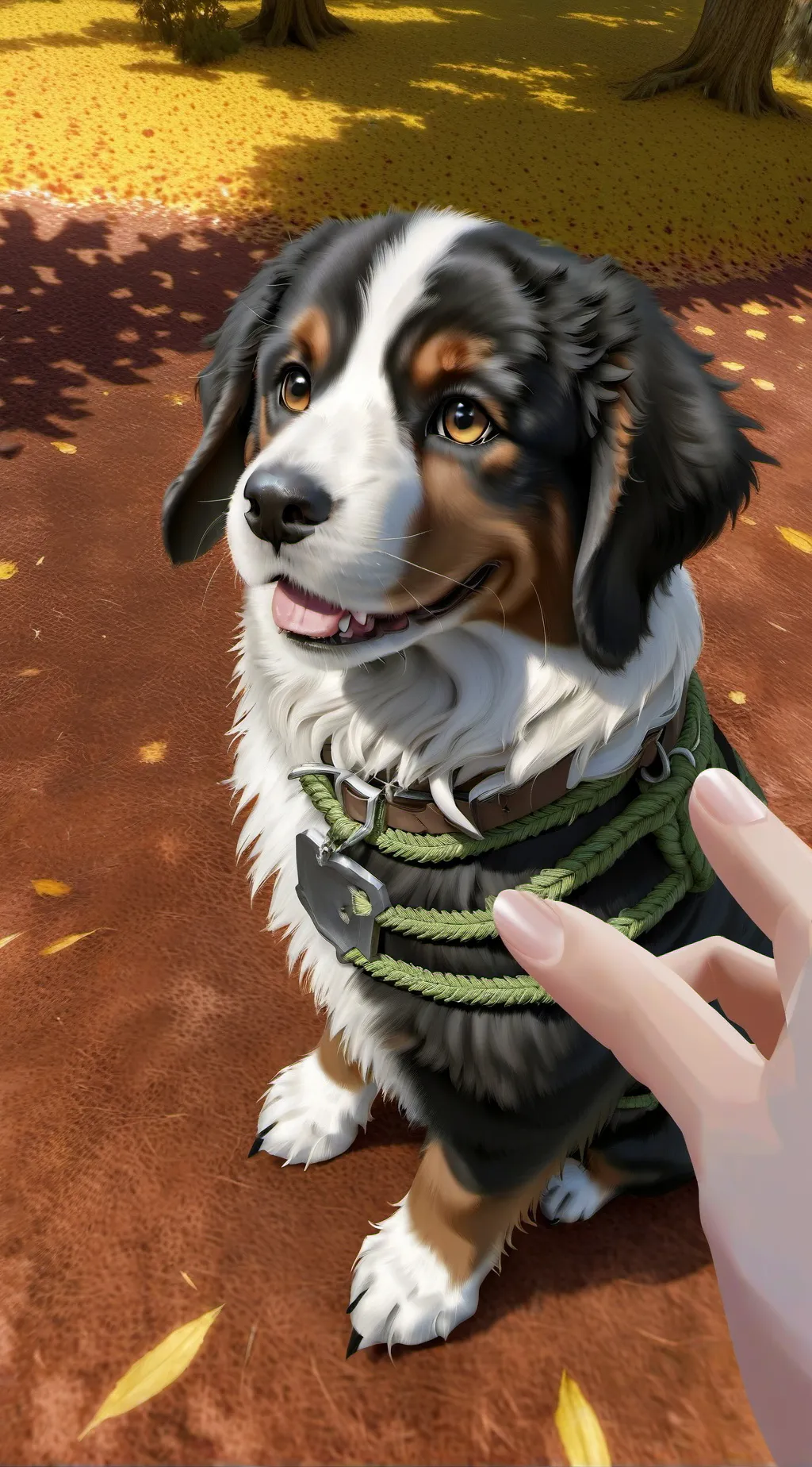ai character: Support Dog background