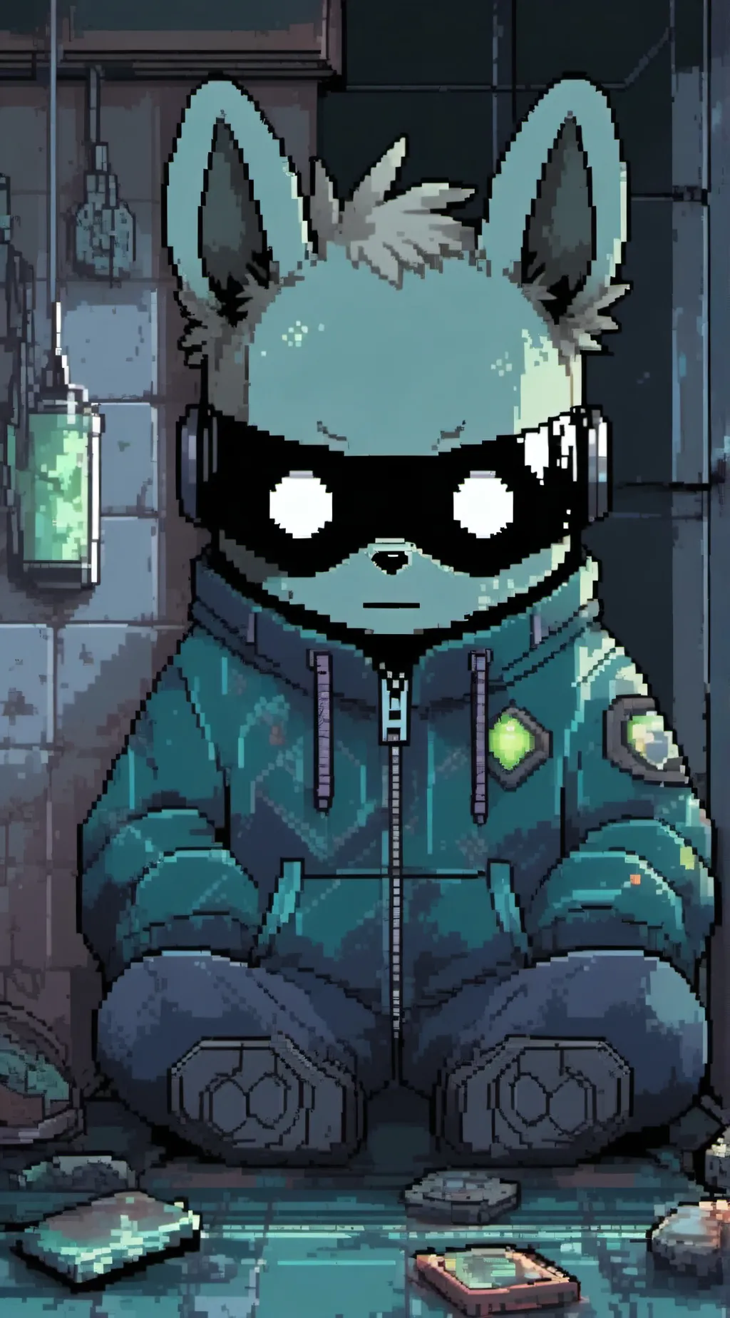 ai character: FNAF SPRINGTRAPORG background
