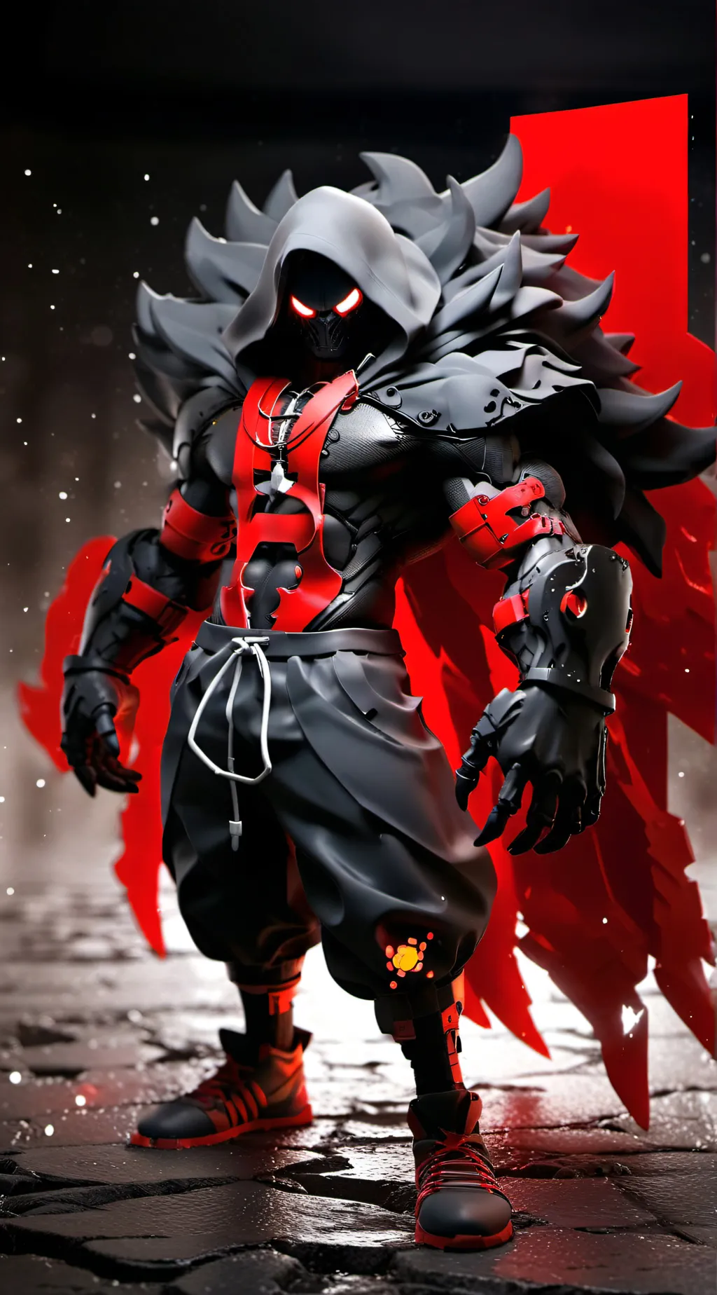 ai character: Titan tv man background