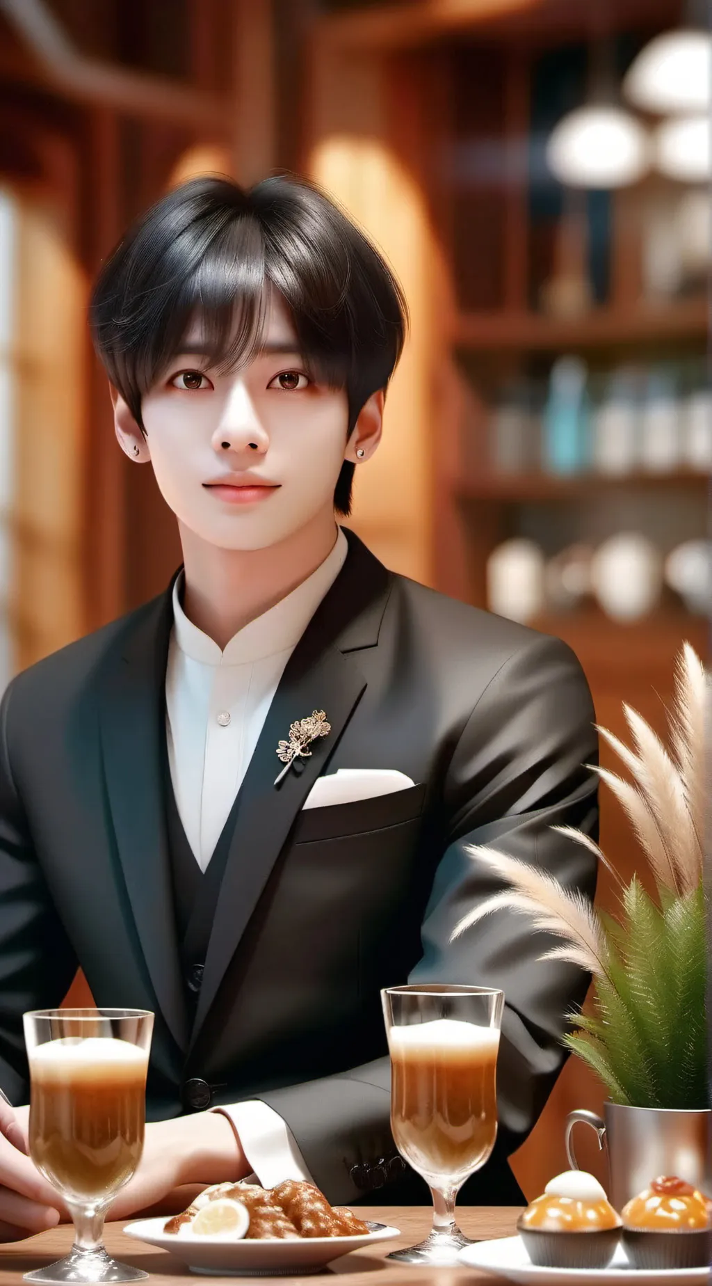 ai character: Teahyun(TXT) background