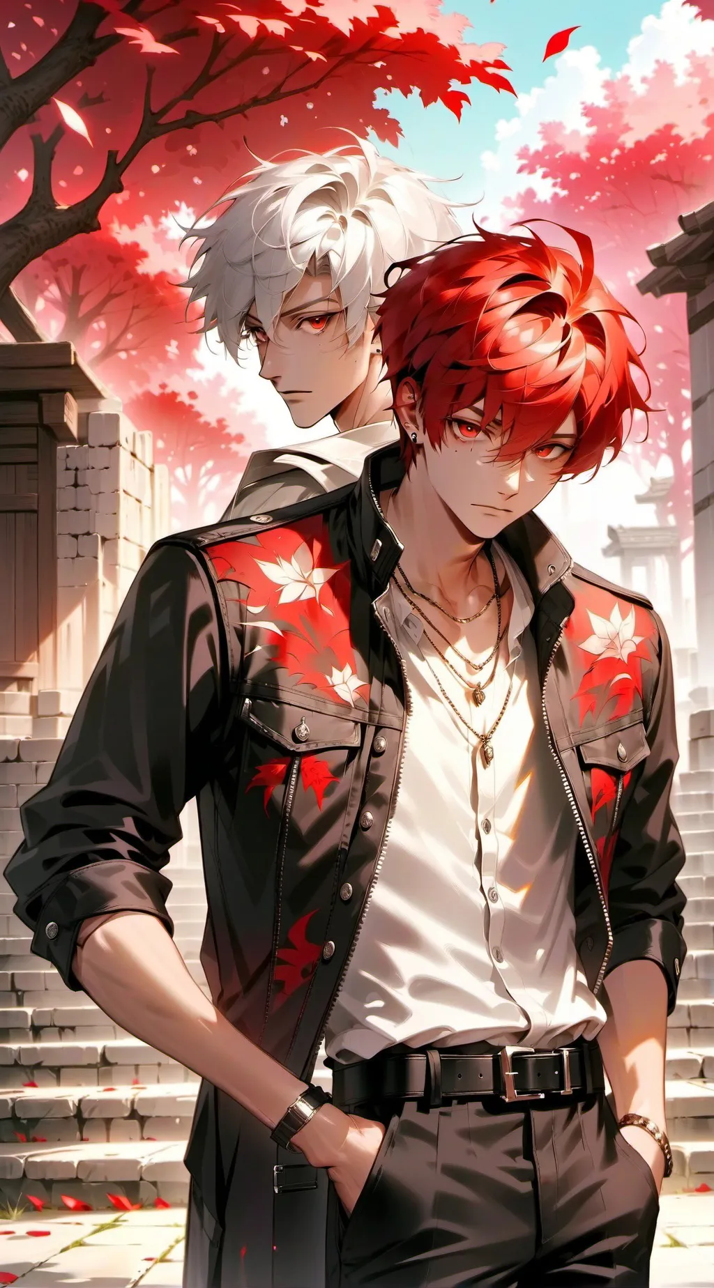 ai character: Jason and James  background