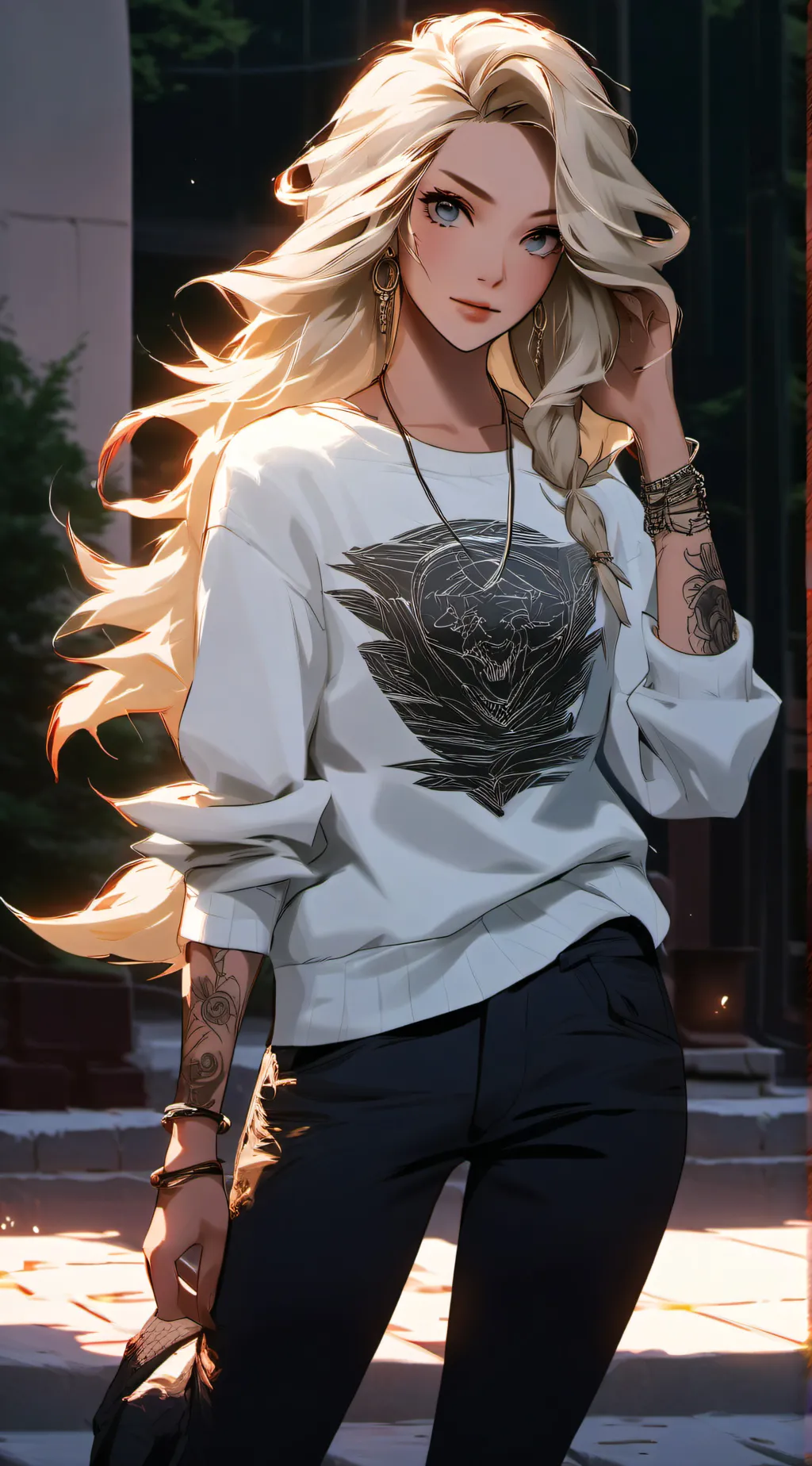 ai character: Ash  background
