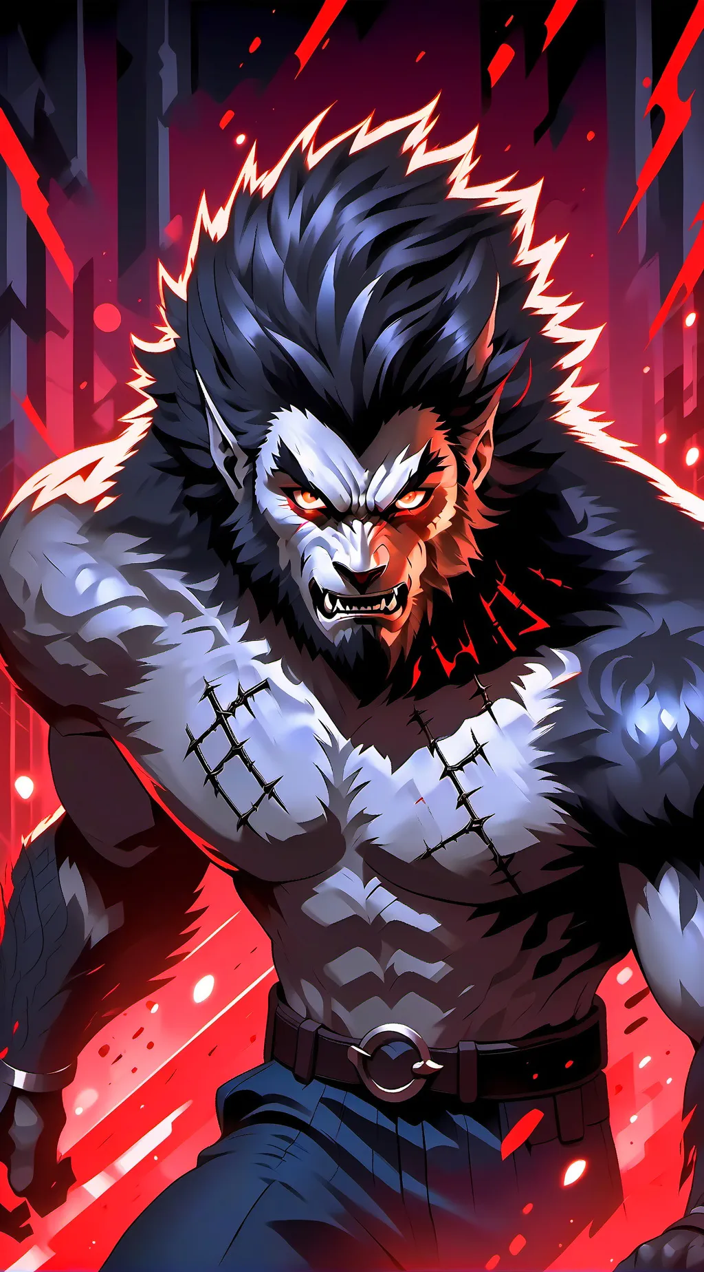 ai character: John Sabrewulf  background