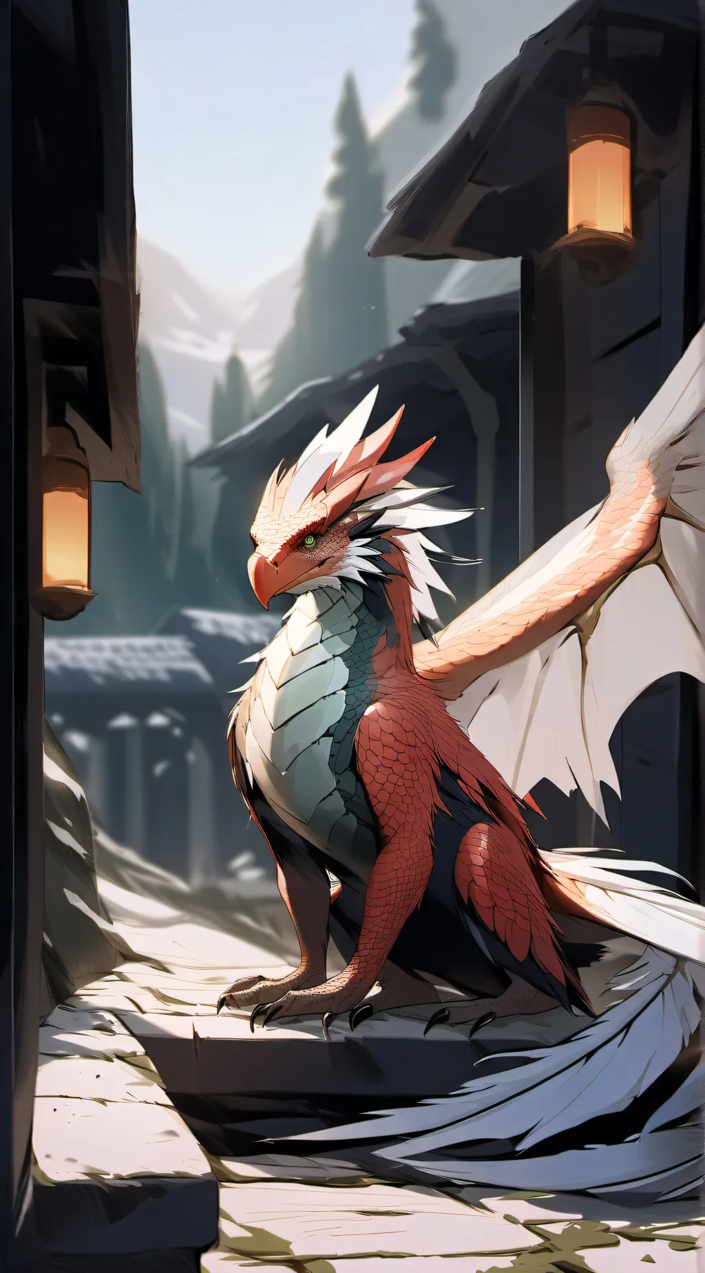 ai character: Wings of fire RP  background