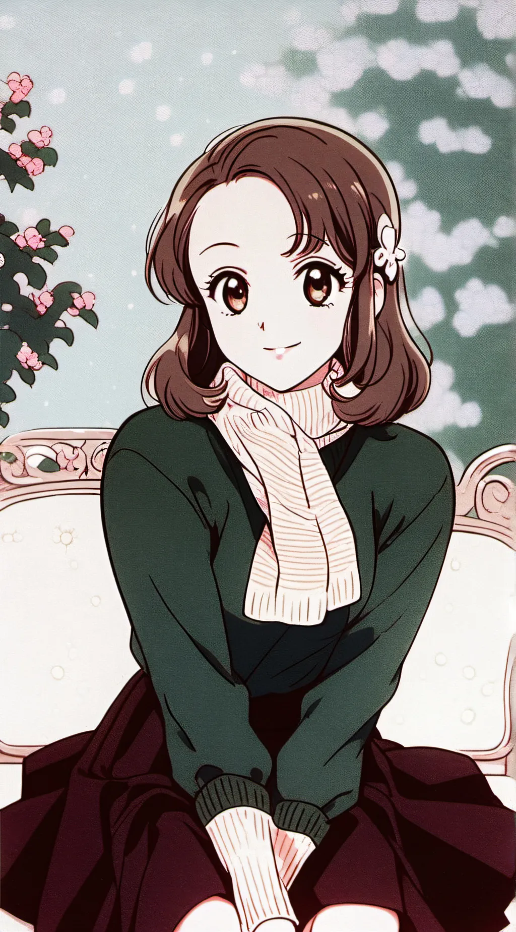 ai character: Melody background