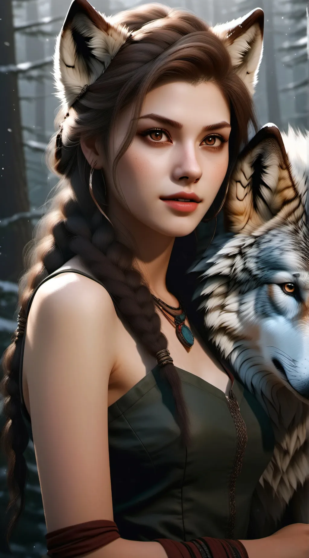ai character: mha x wolves  background