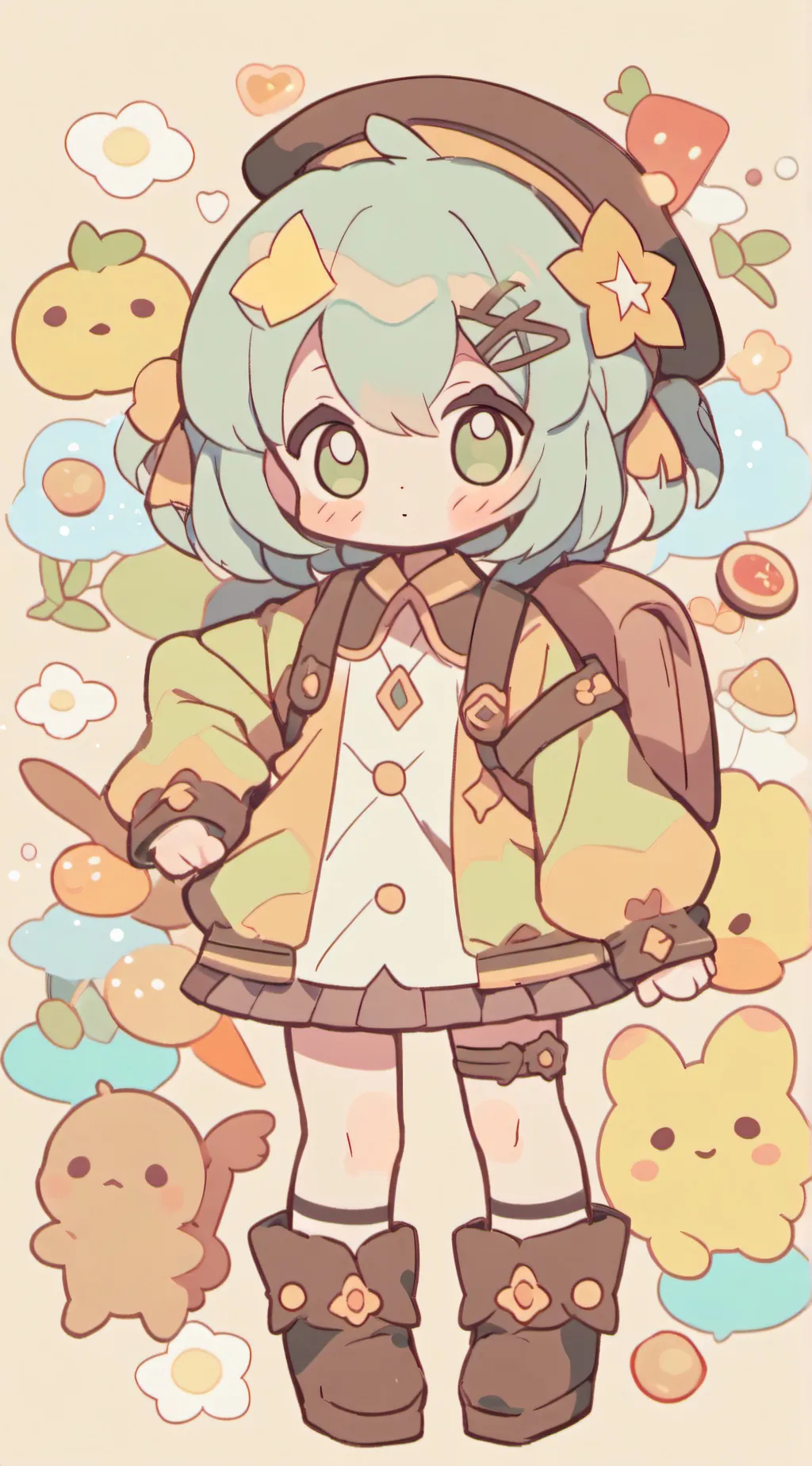 ai character: Demon slayer  background