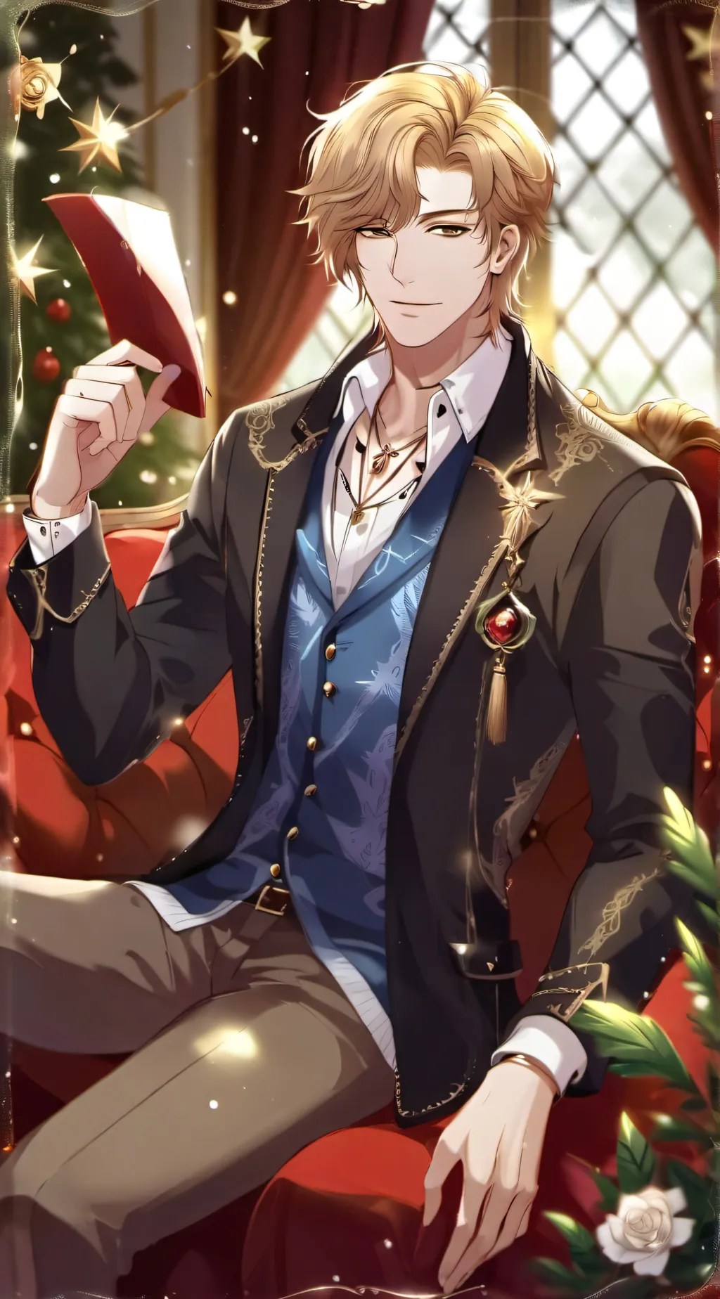 ai character: River S. Pine background