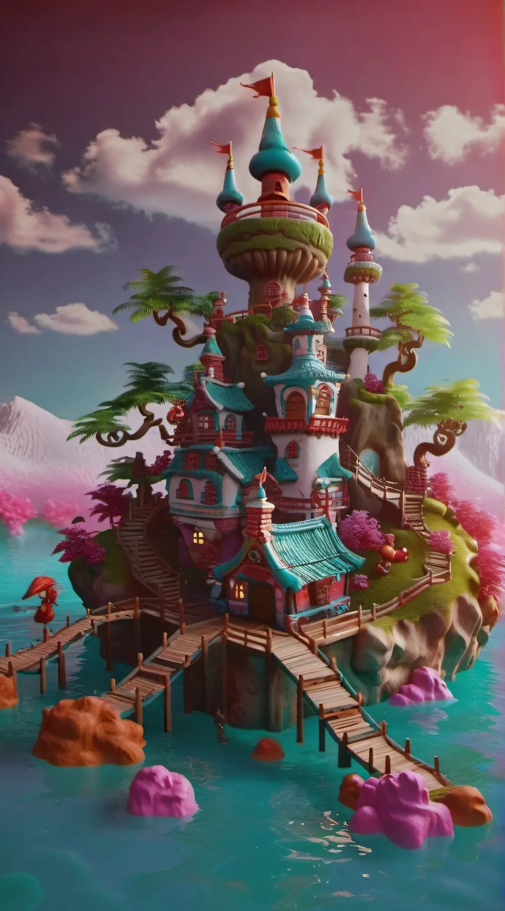 ai character: Sugar Rush  background