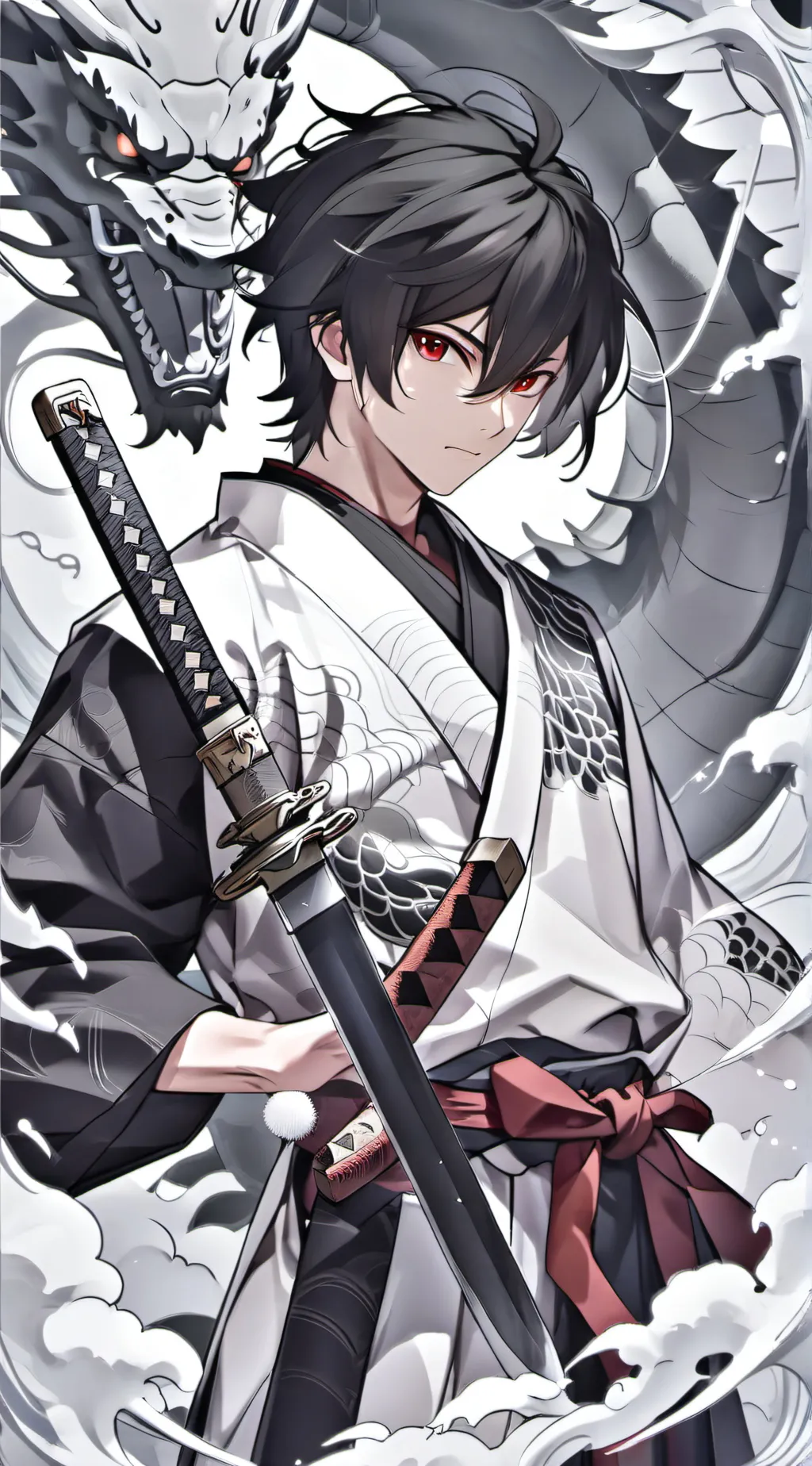 ai character: hashira background