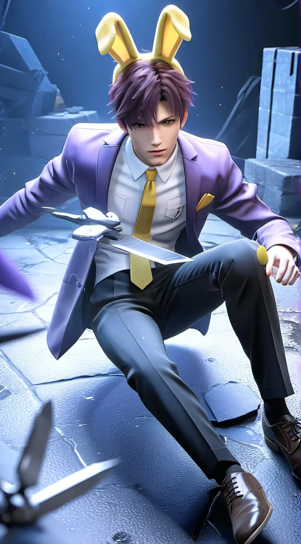 ai character: William afton  background
