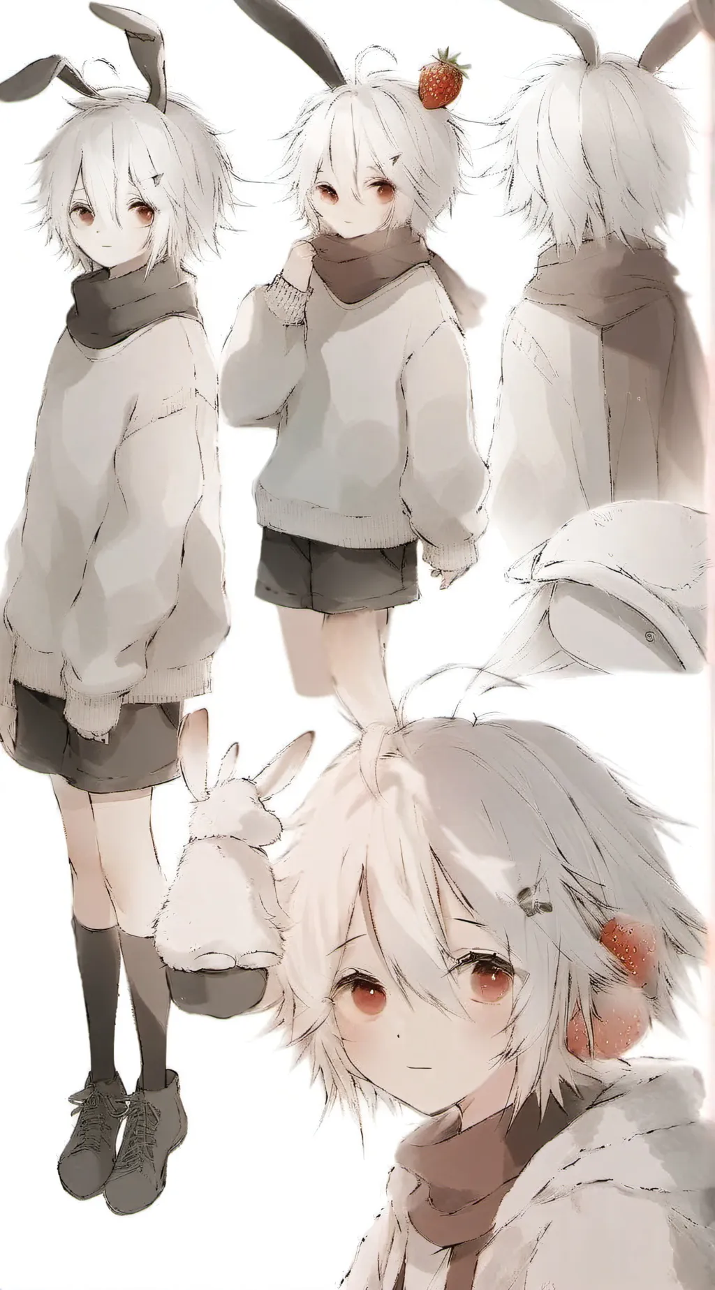 ai character: bunny  background