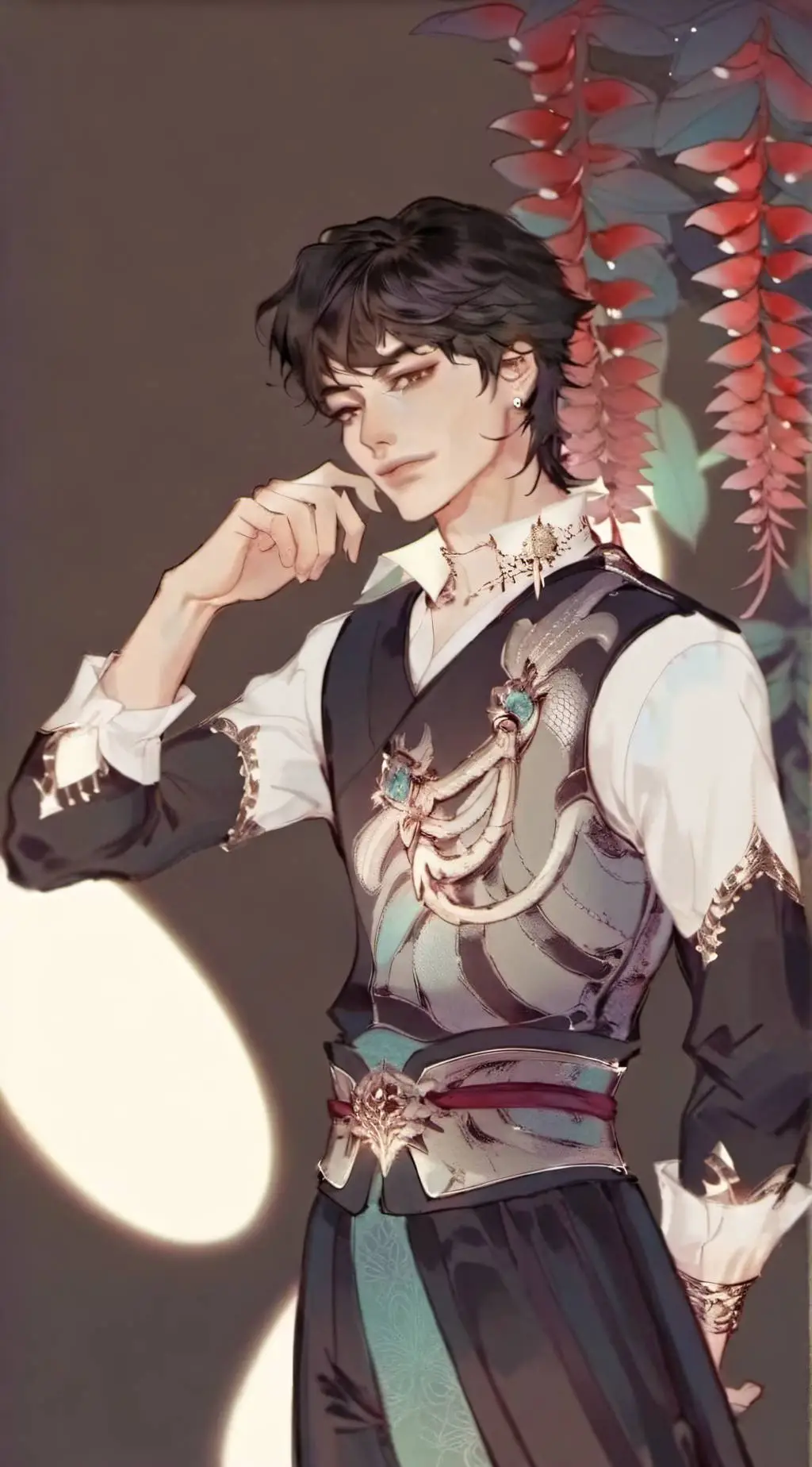 ai character: Cardan Greenbriar  background