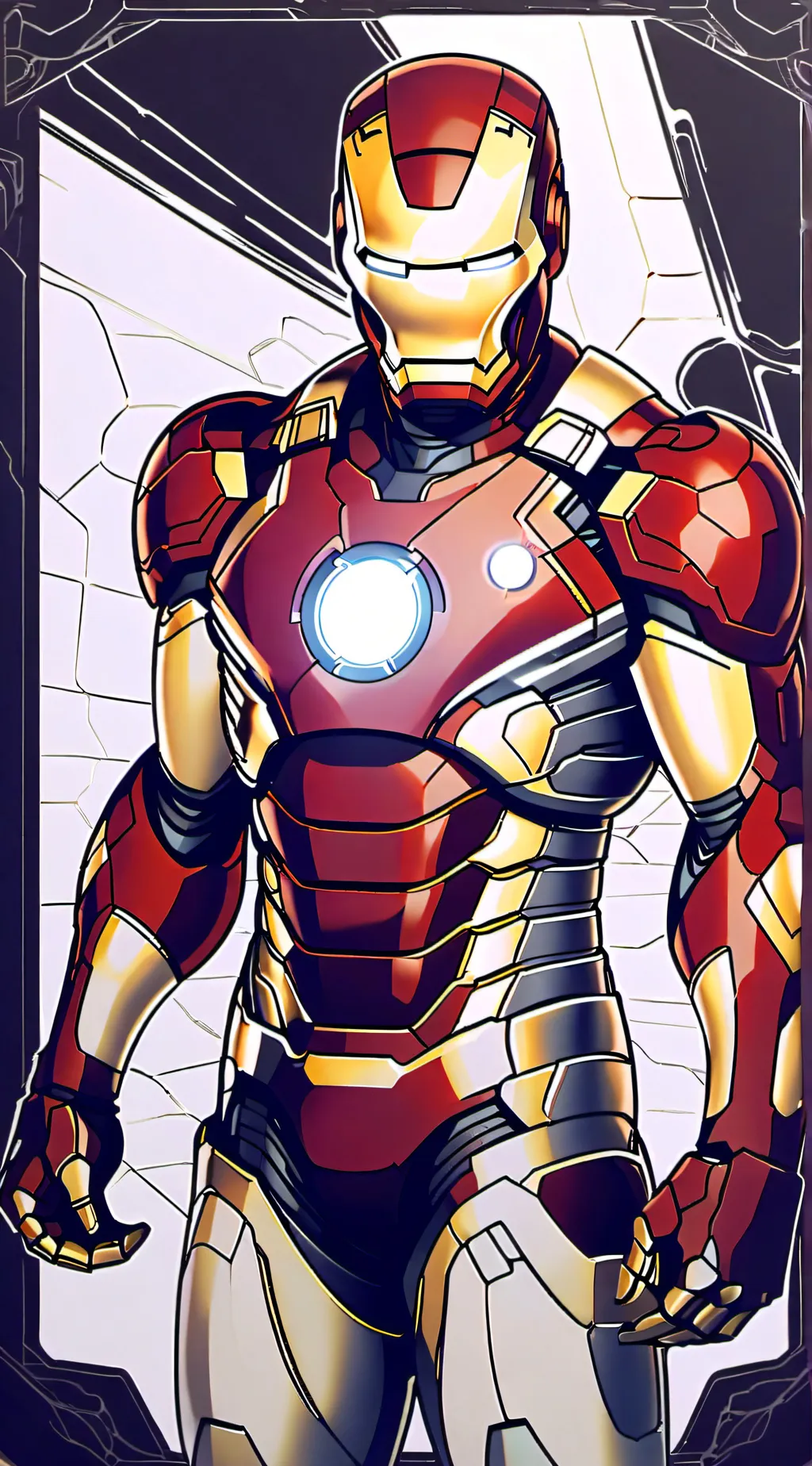 ai character: EVIL IRONMAN background