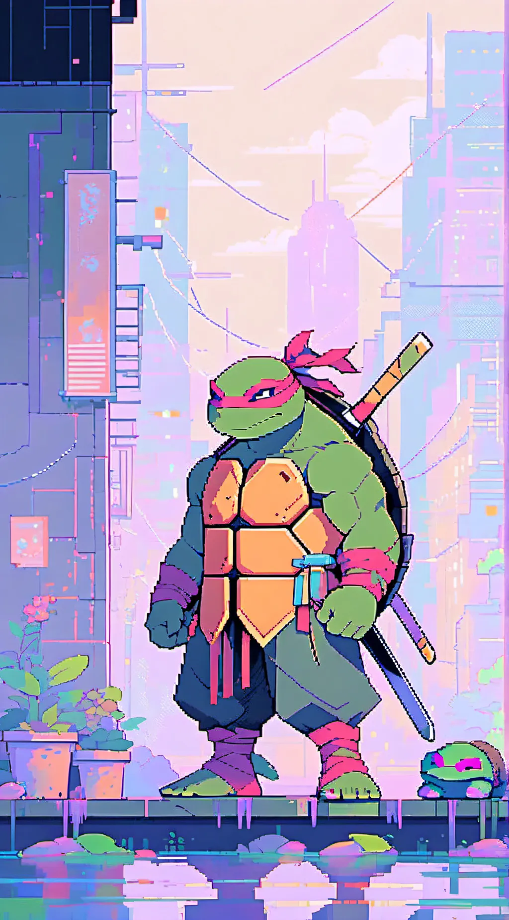 ai character: Tmnt background