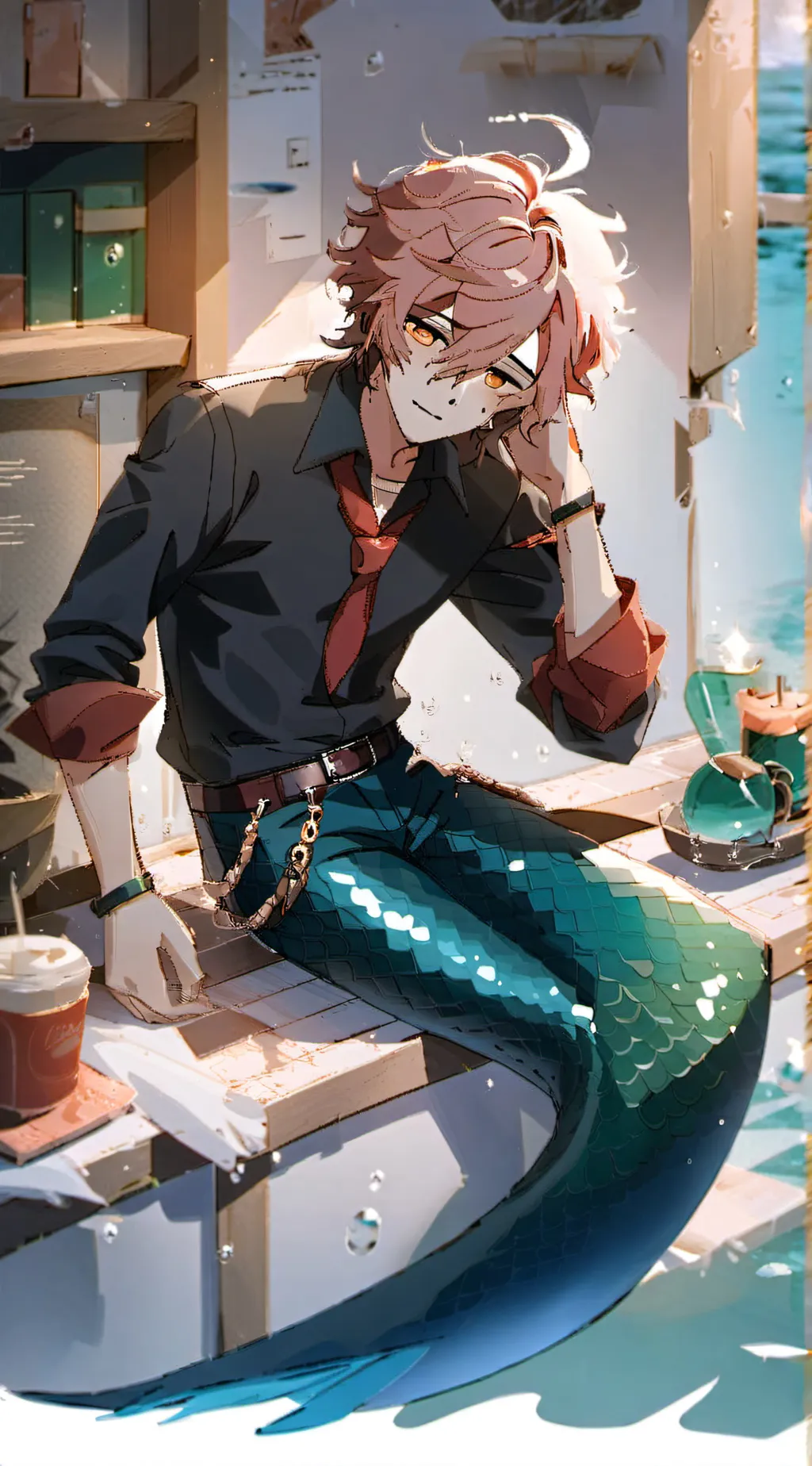 ai character: theo background