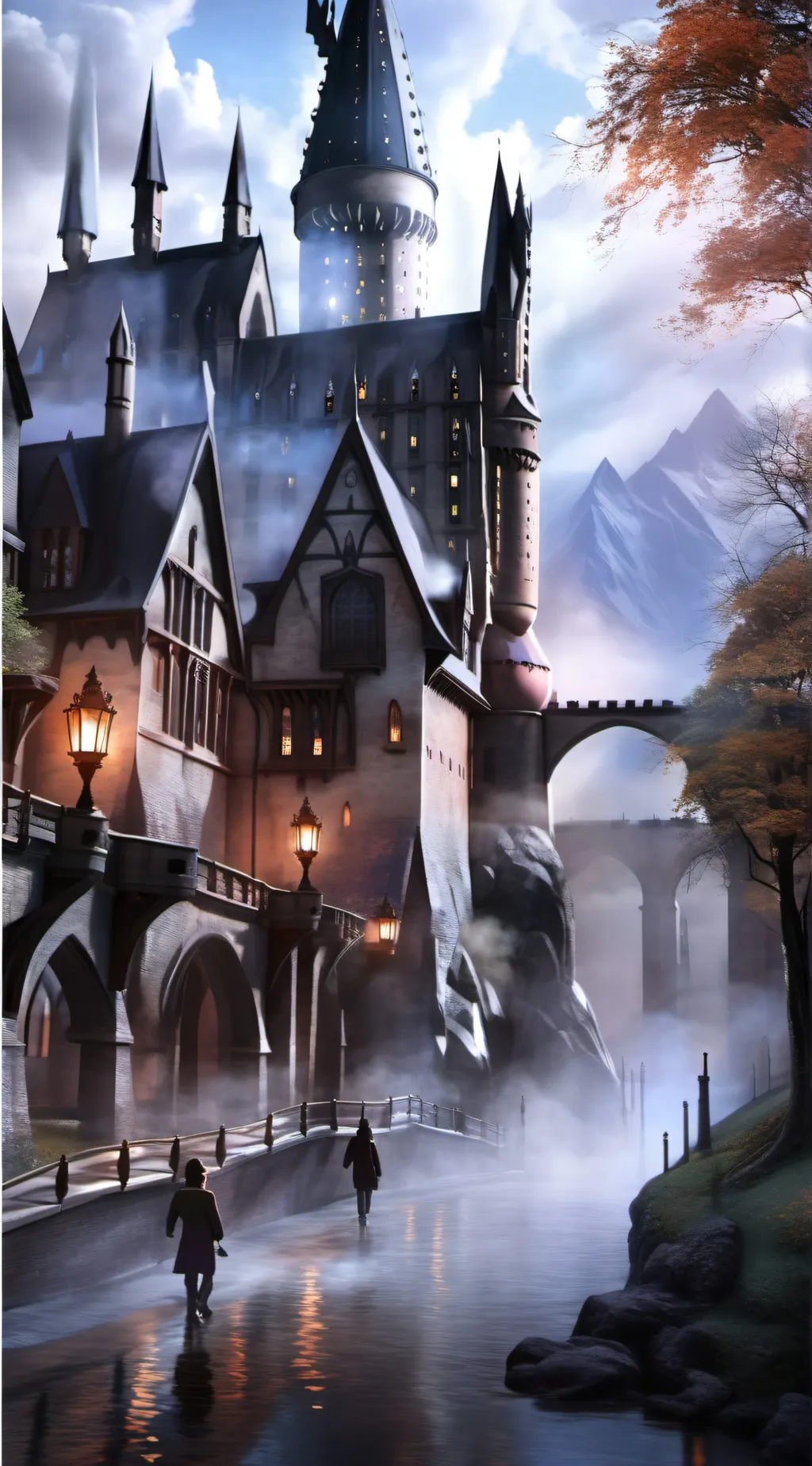 ai character: Hogwarts background