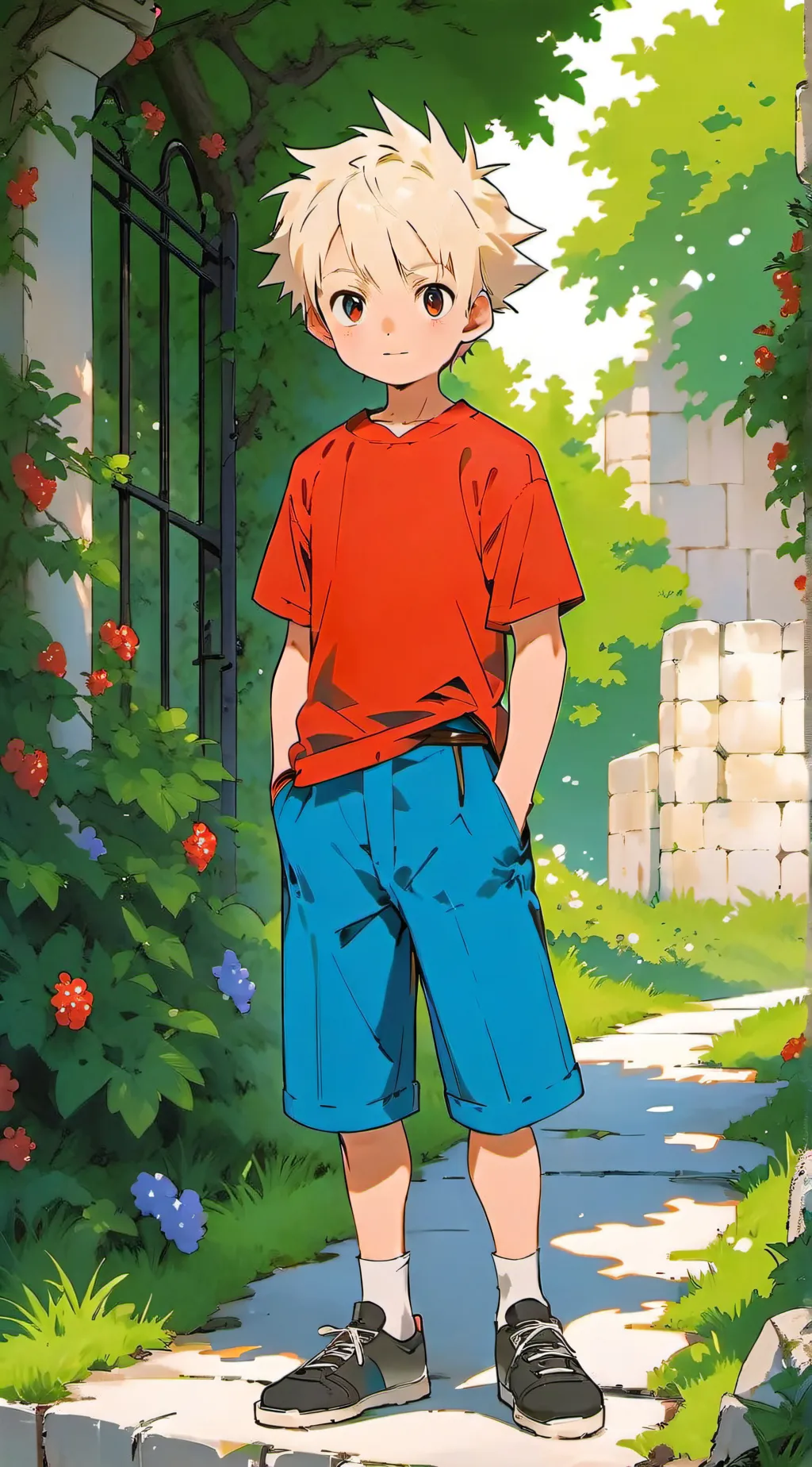 ai character: Bart Simpson background