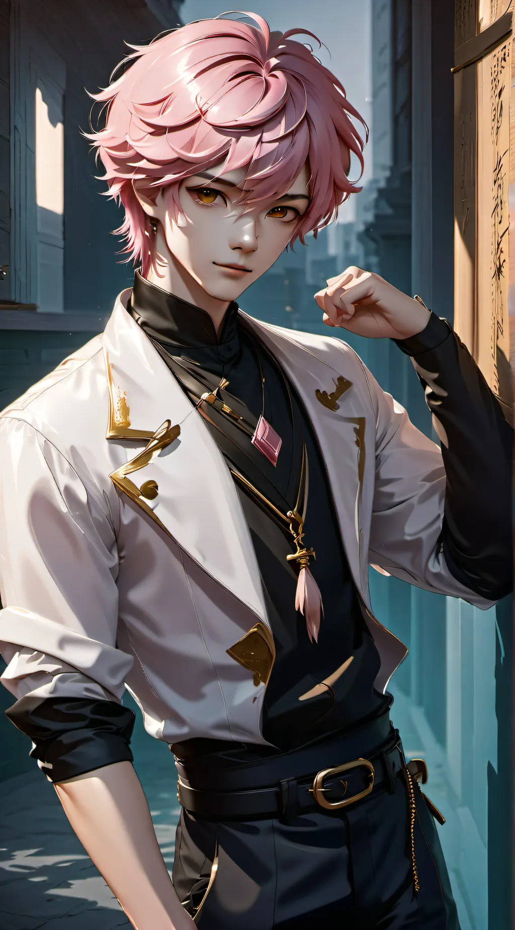 ai character: catboy background
