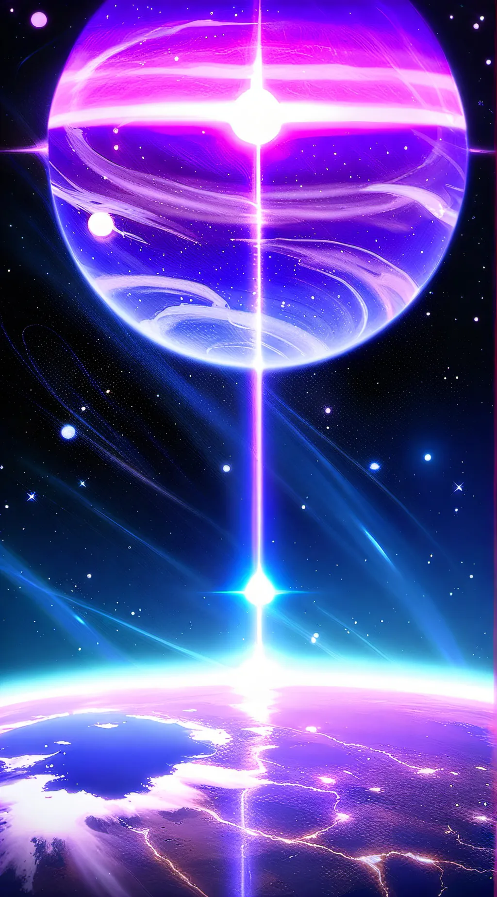 ai character: The electric Vedds background