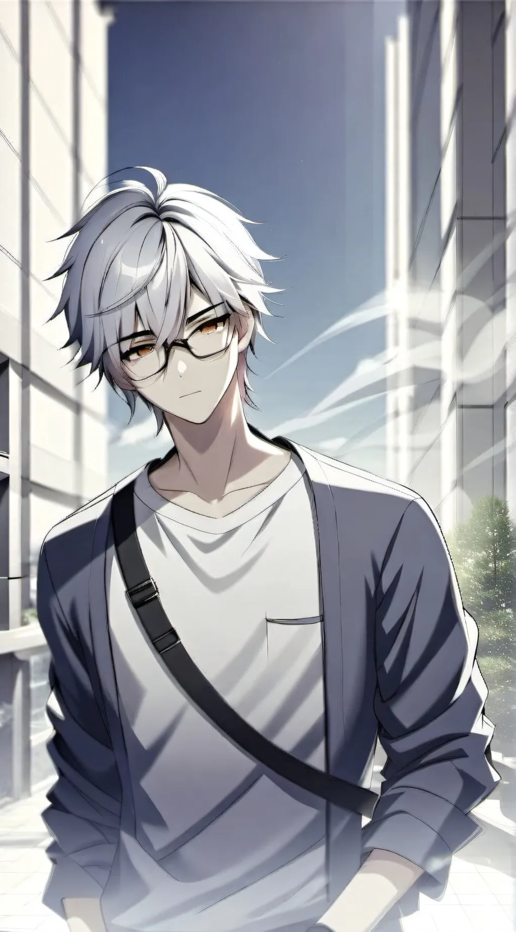 ai character: Aaron  background