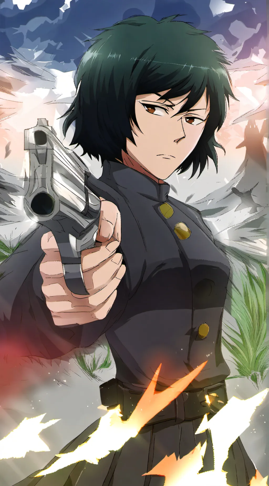 ai character: Mai Zen'in  background
