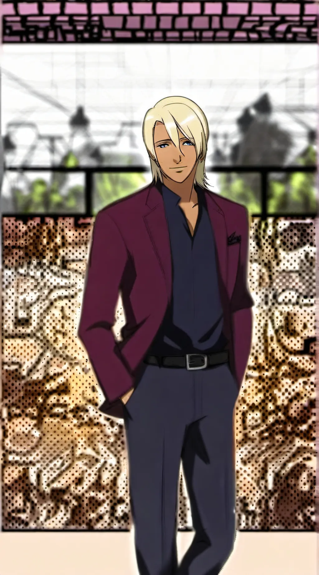 ai character: klavier gavin background