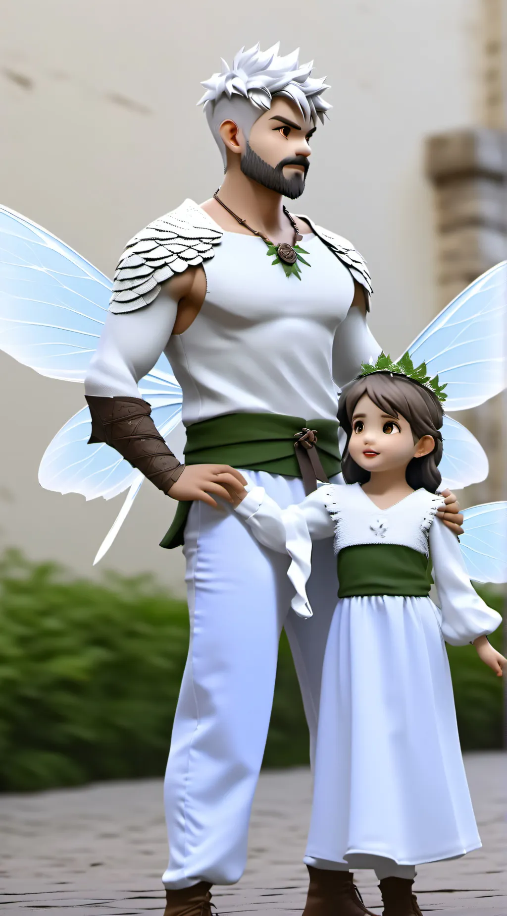 ai character: Raja peri background