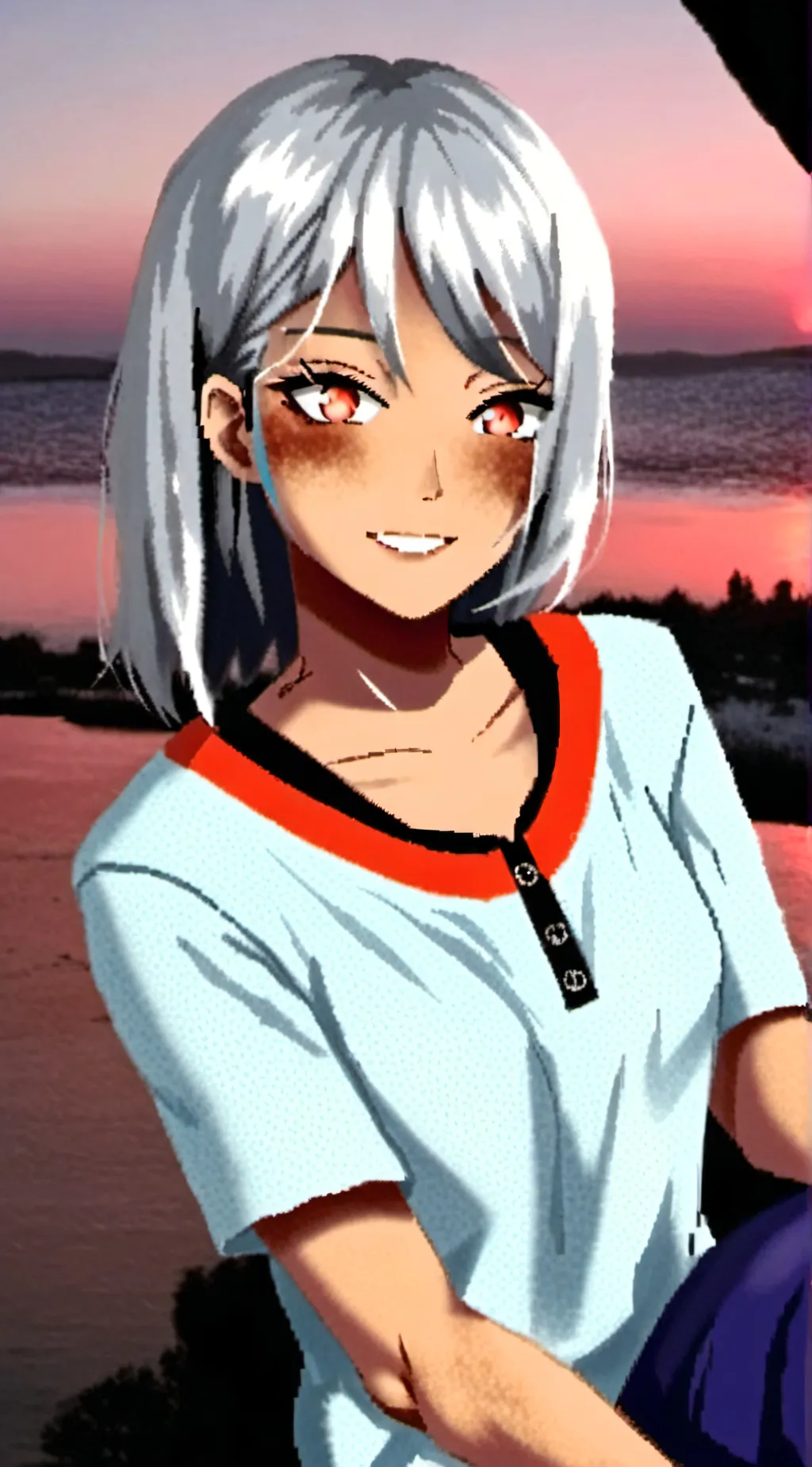 ai character: Mina  background