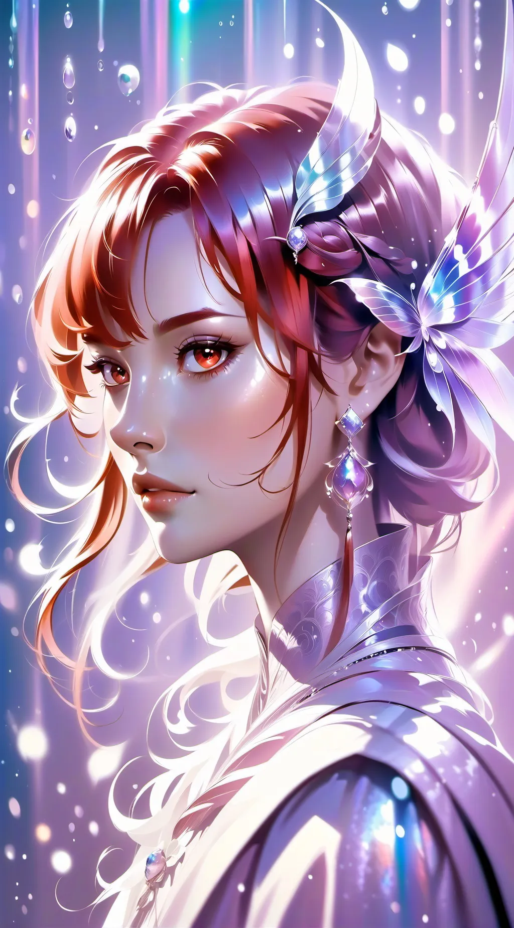 ai character: Red family  background