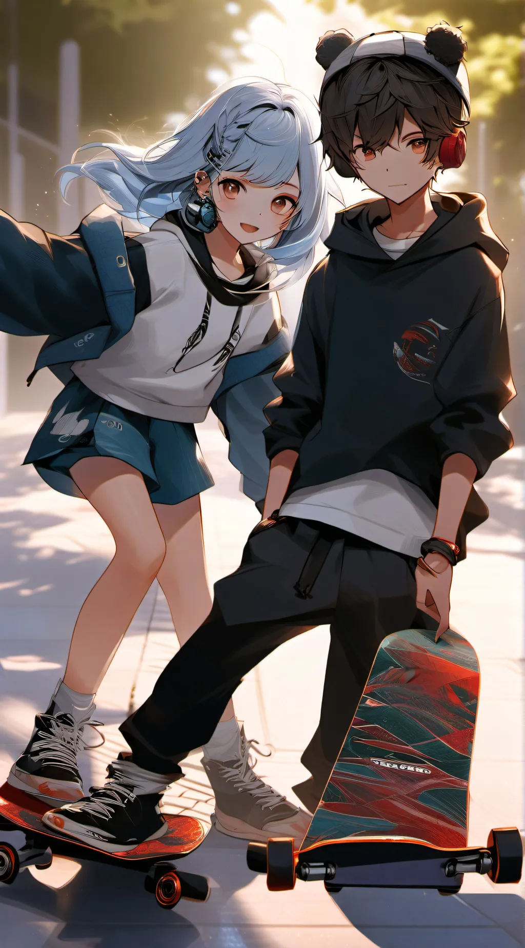 ai character: You and Anthony  background