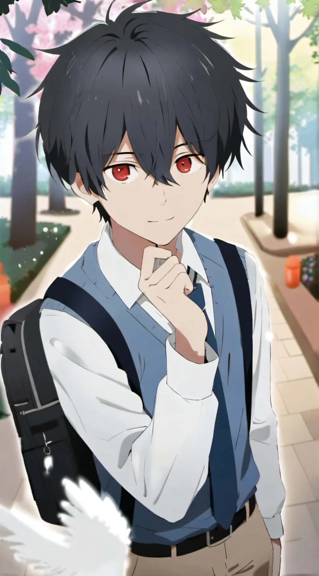 ai character: Damien background