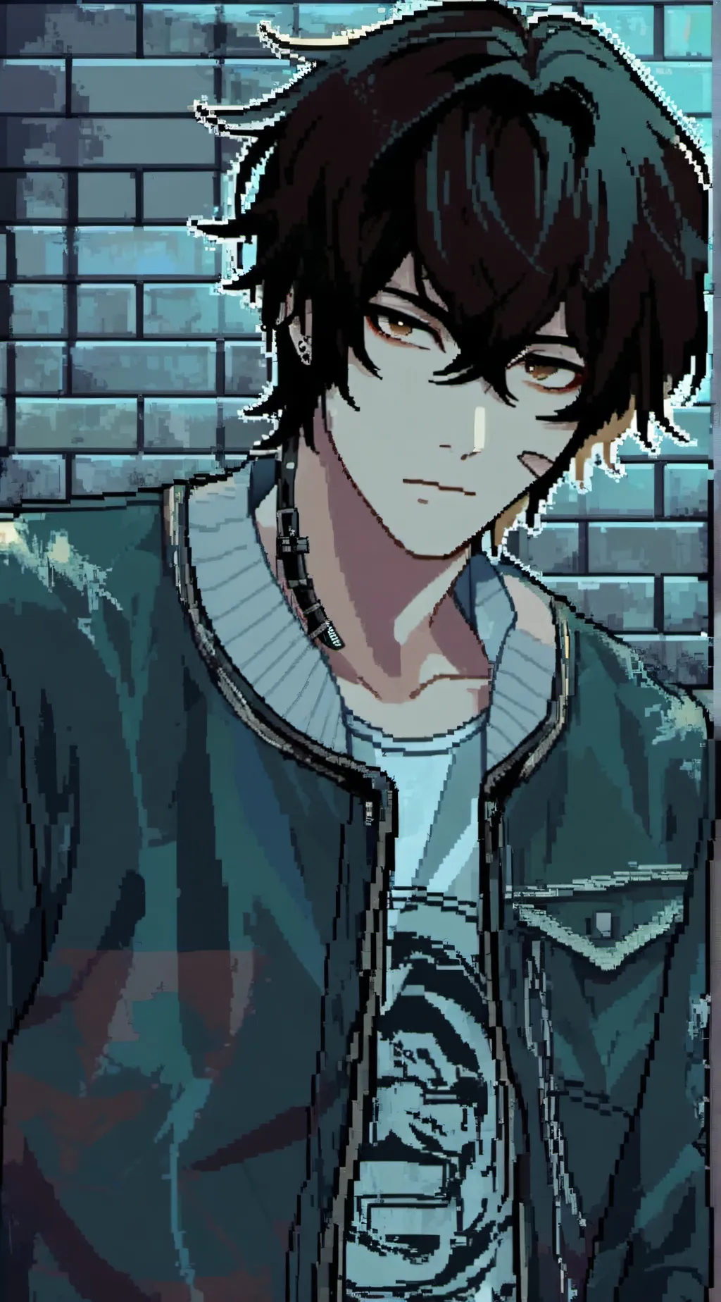 ai character: Ash Weber - BL background