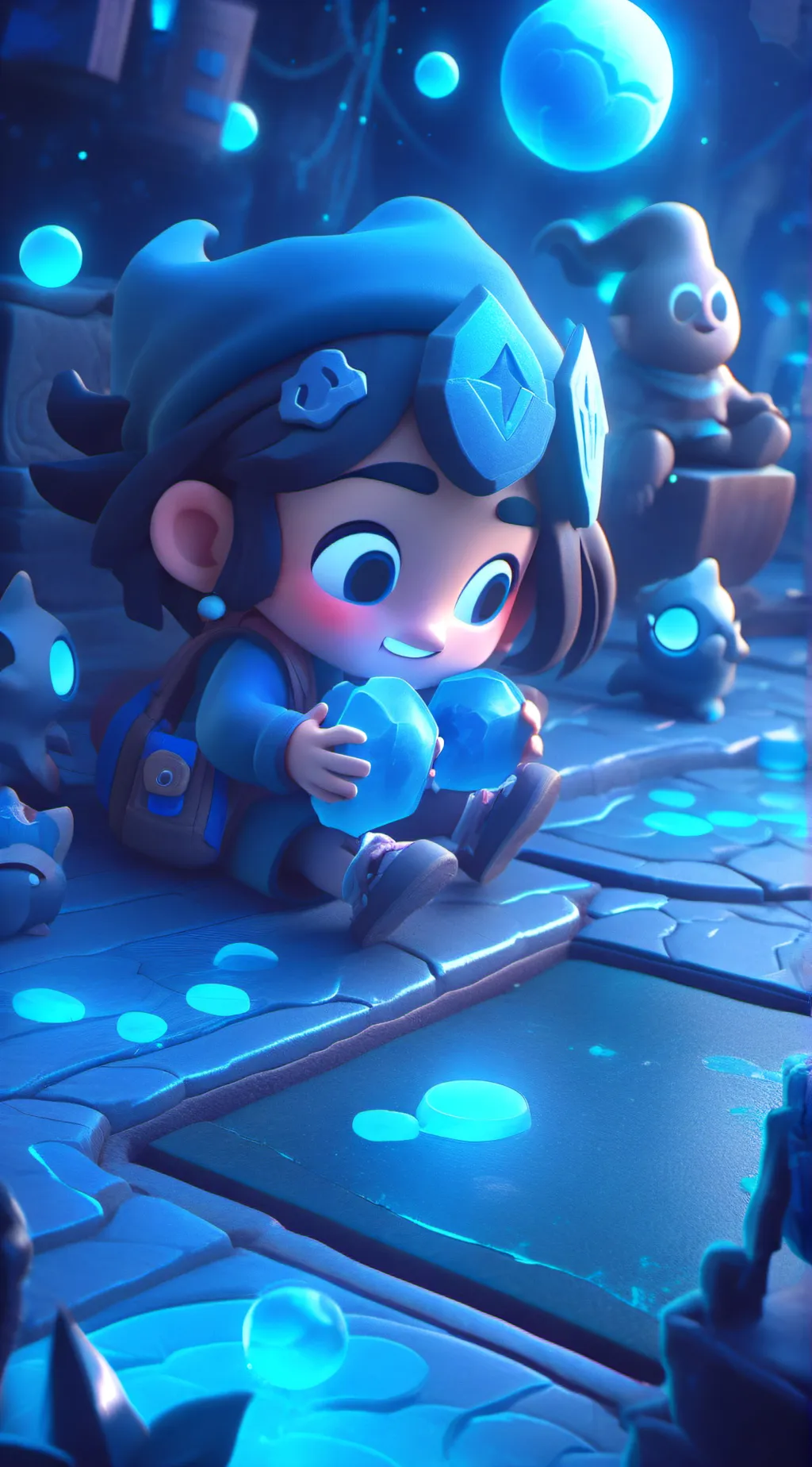 ai character: Infinity castle background