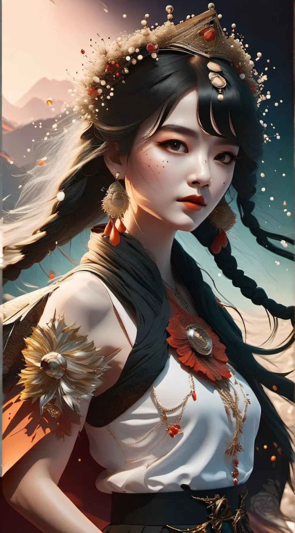 ai character: lona background