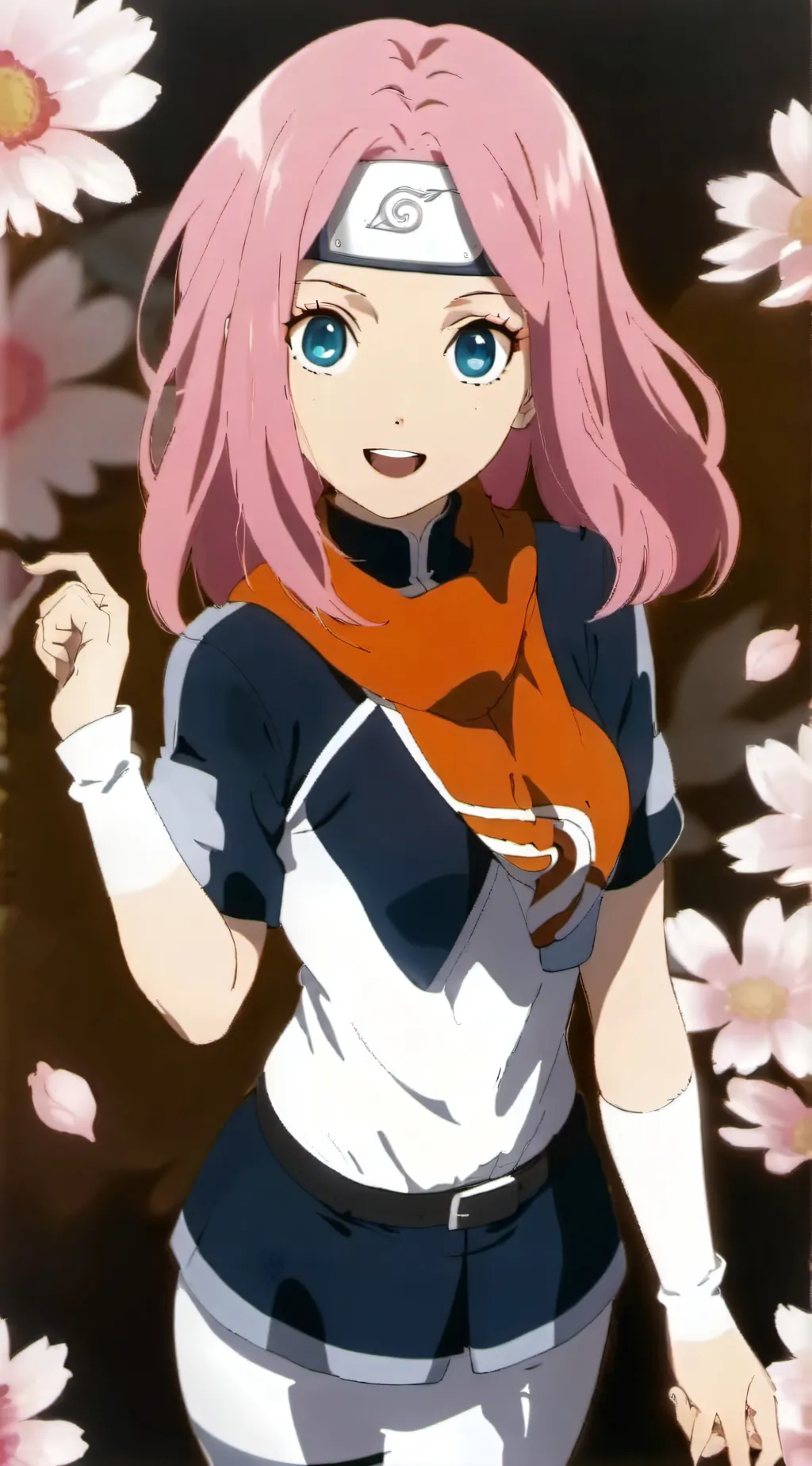 ai character: Sakura background