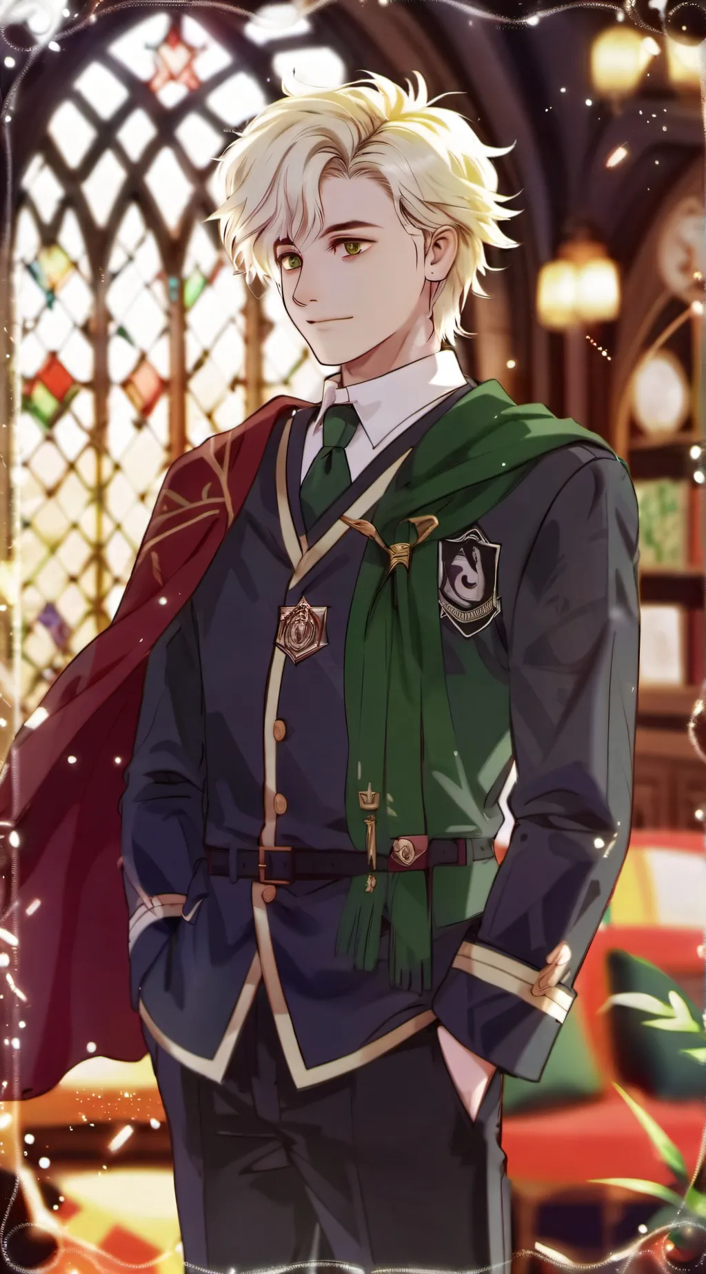 ai character: hogwarts background