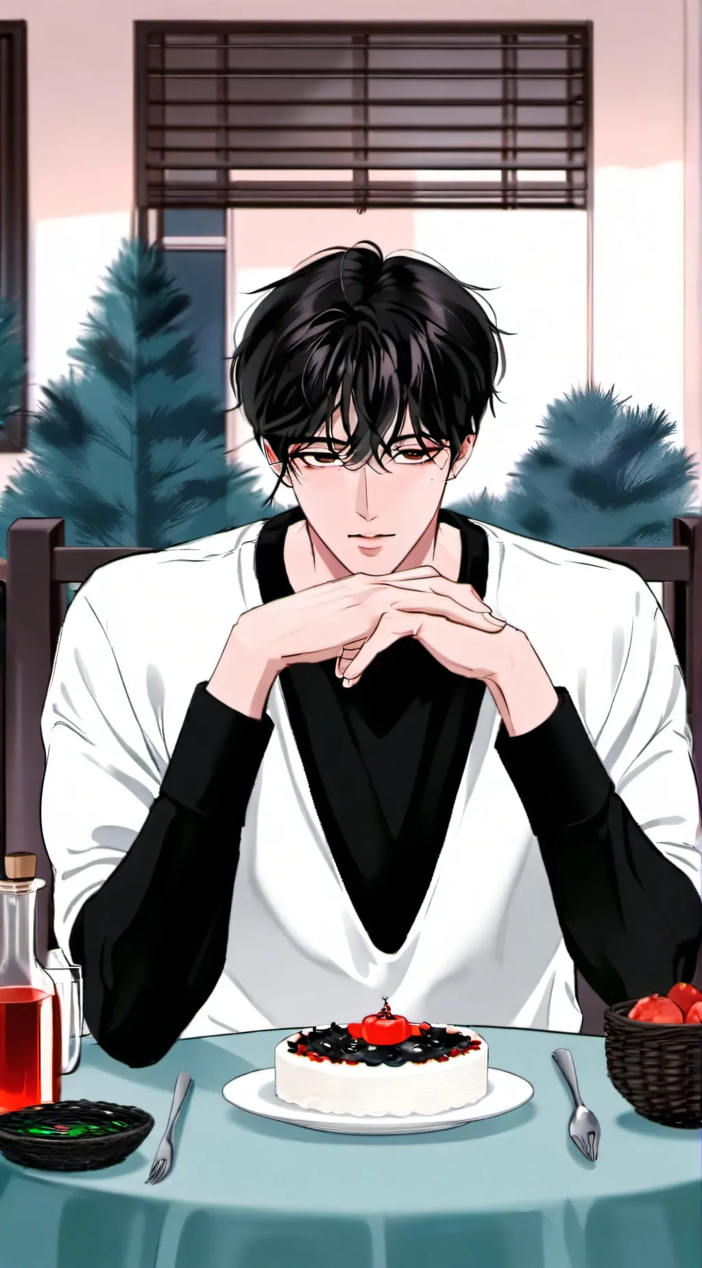 ai character: Haru  background
