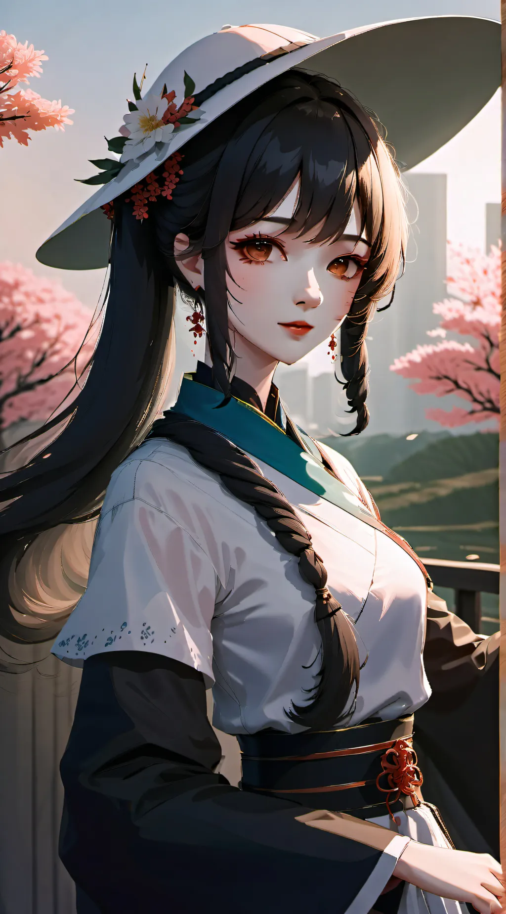 ai character: giyu x Shinobu  background