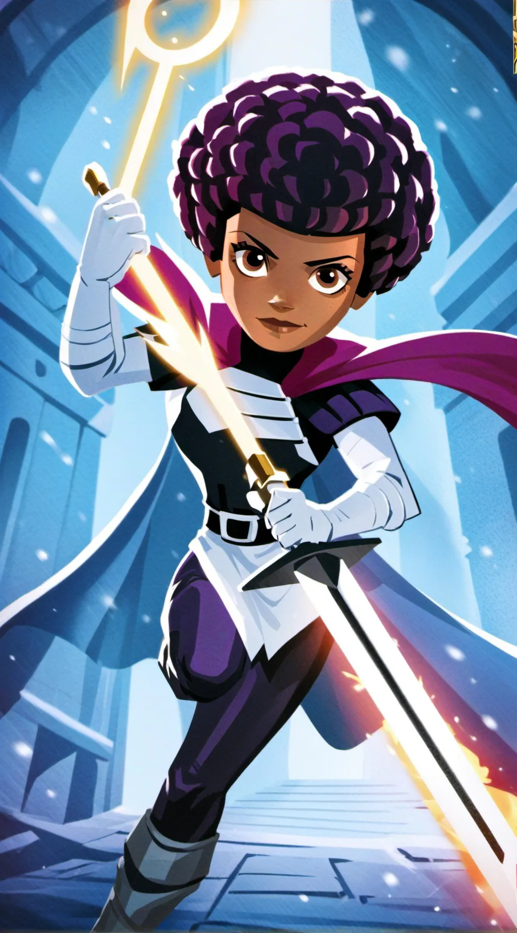 ai character: Cleopatra in Space background