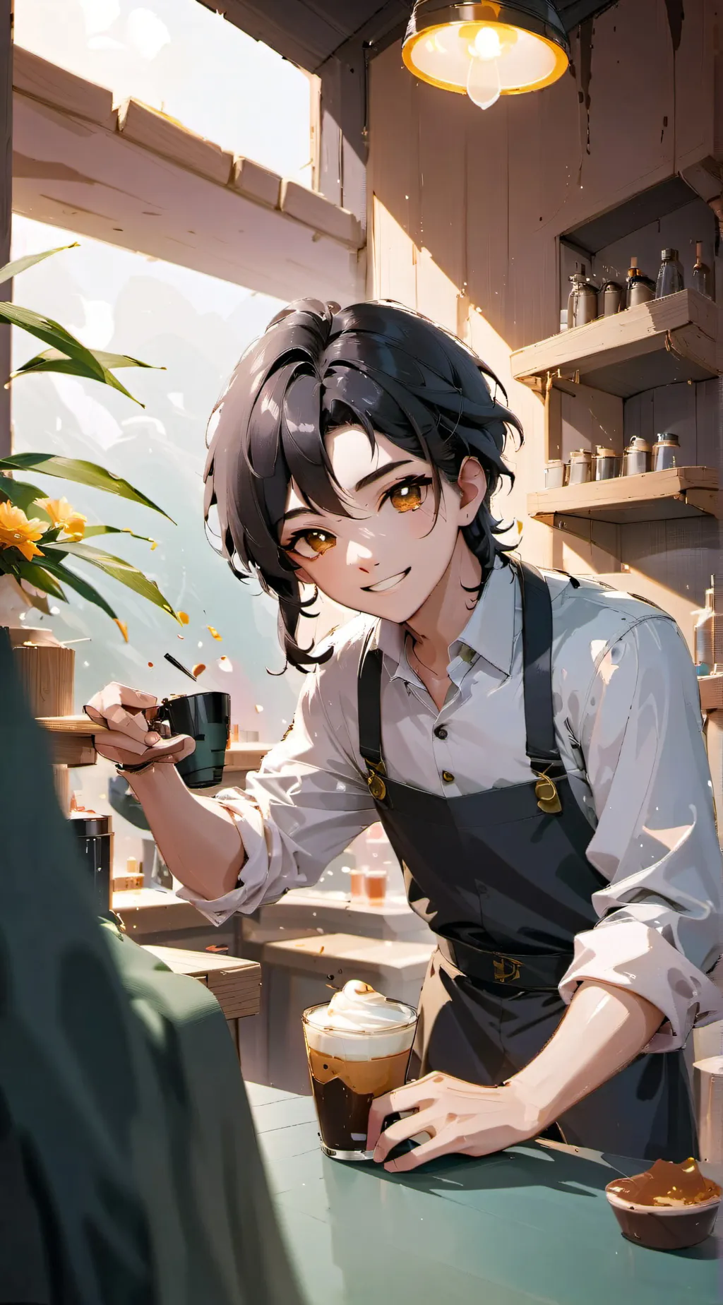ai character: Yui background
