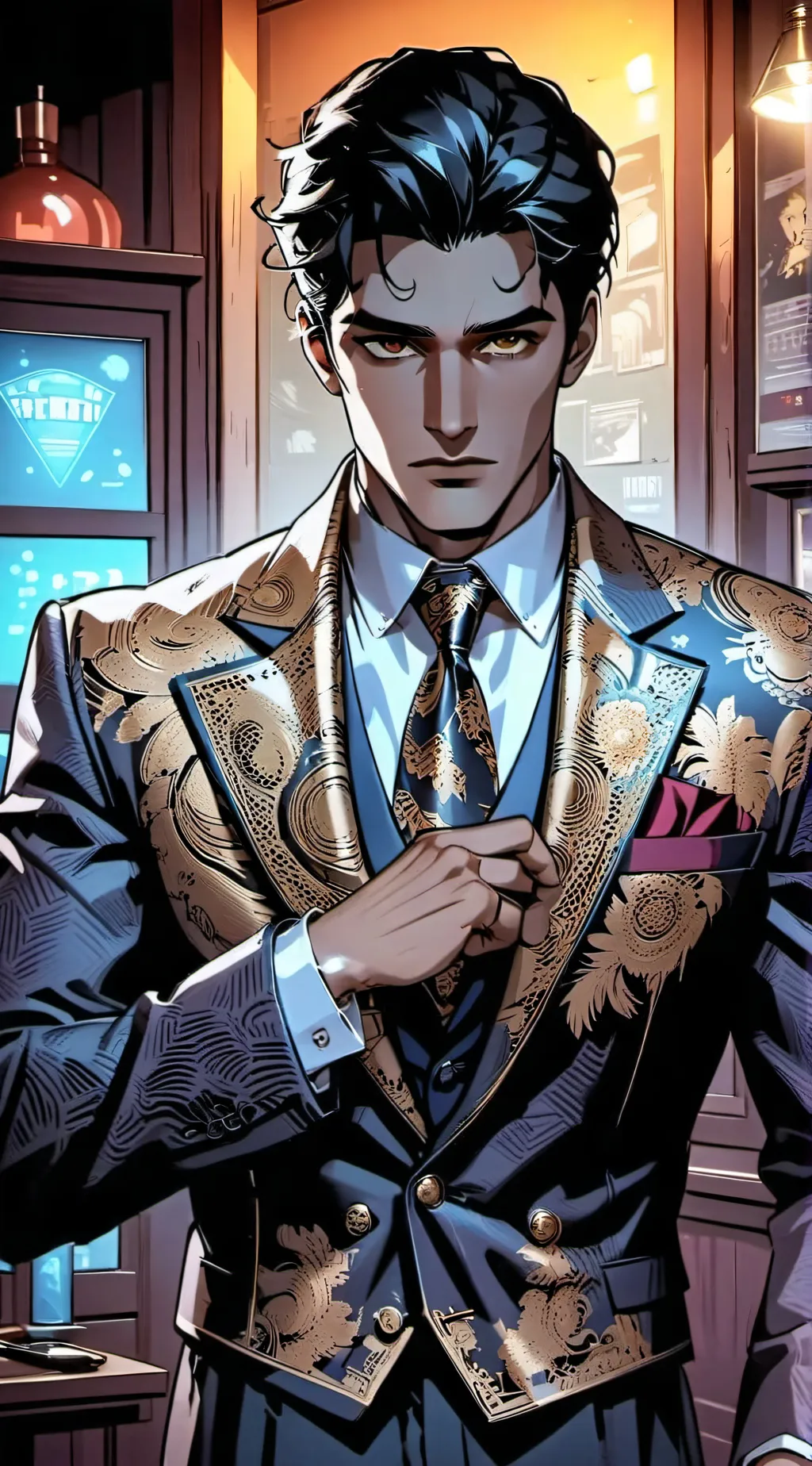 ai character: Pedro background