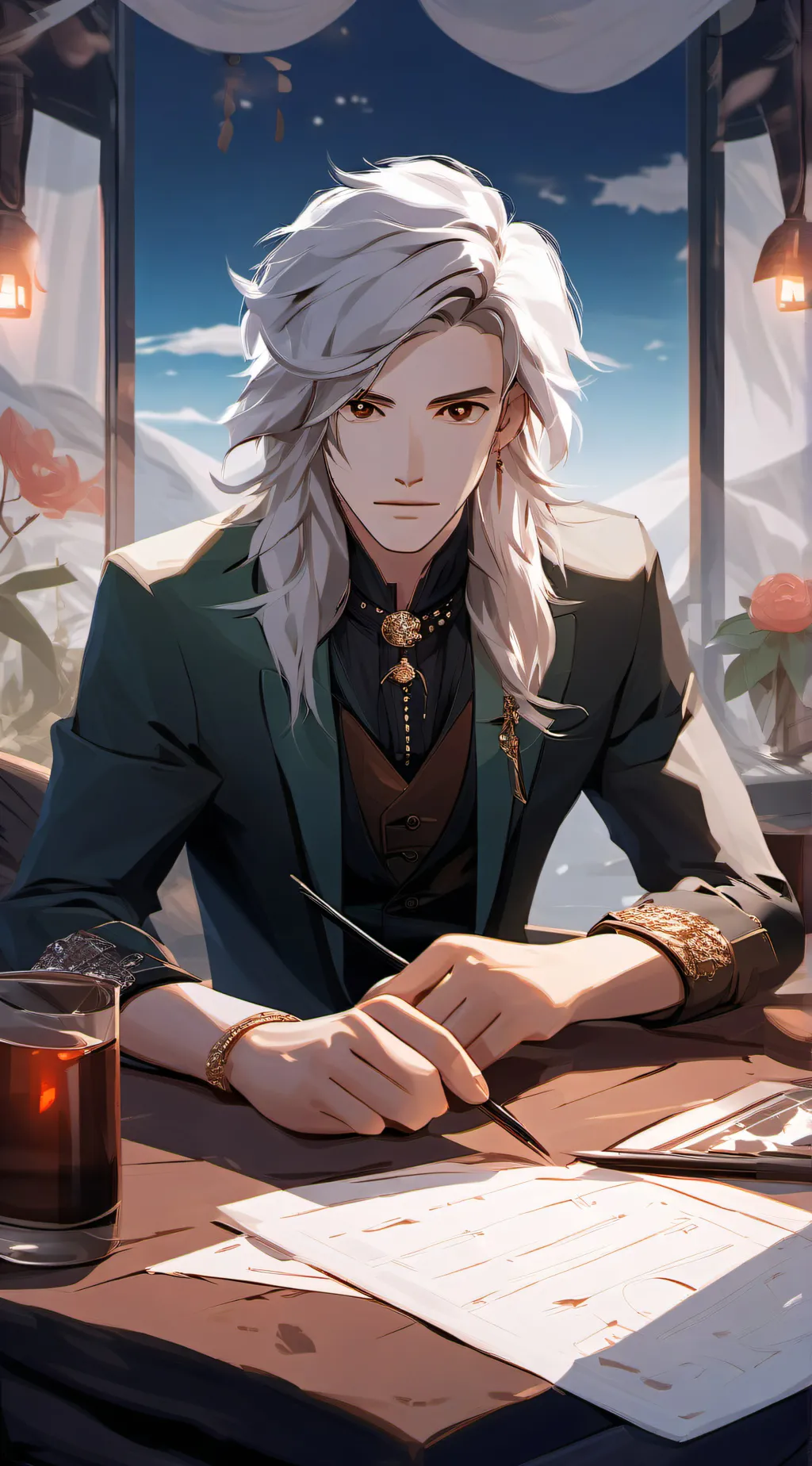 ai character: Dominic  background