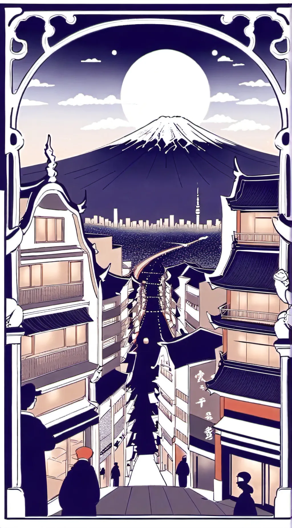 ai character: megumi,yuji,nobara background