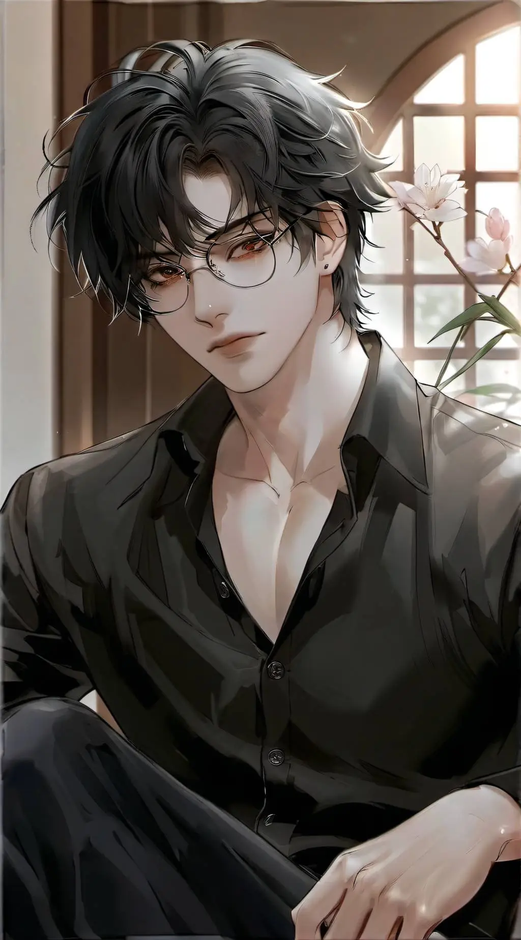 ai character: sᥱᥲᥒ background
