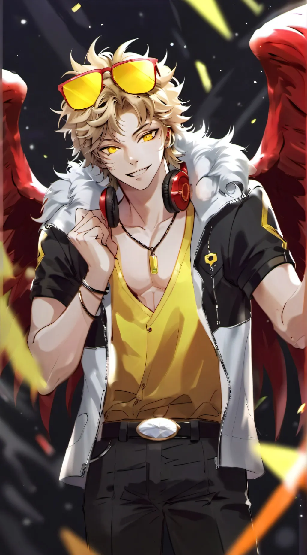ai character: Mha background
