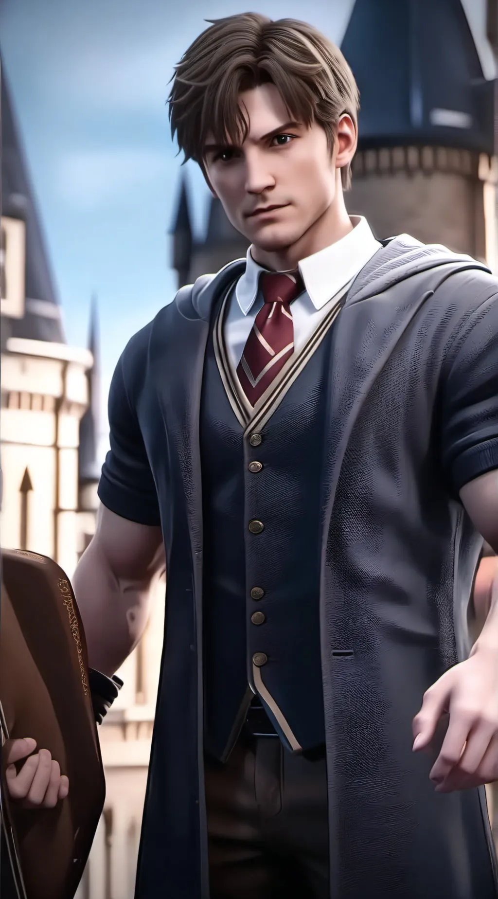 ai character: Hogwarts background