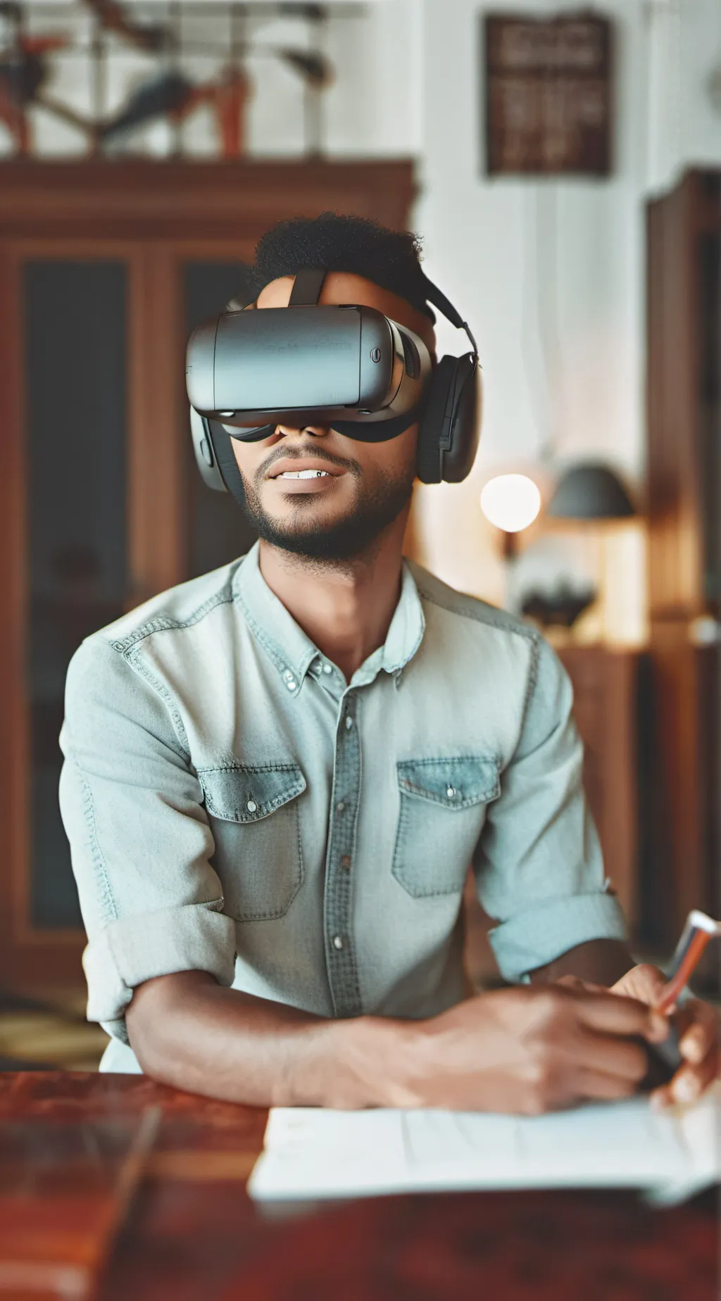ai character: vr apps background